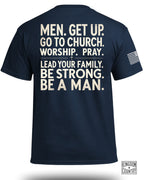 Men Get Up T-Shirt