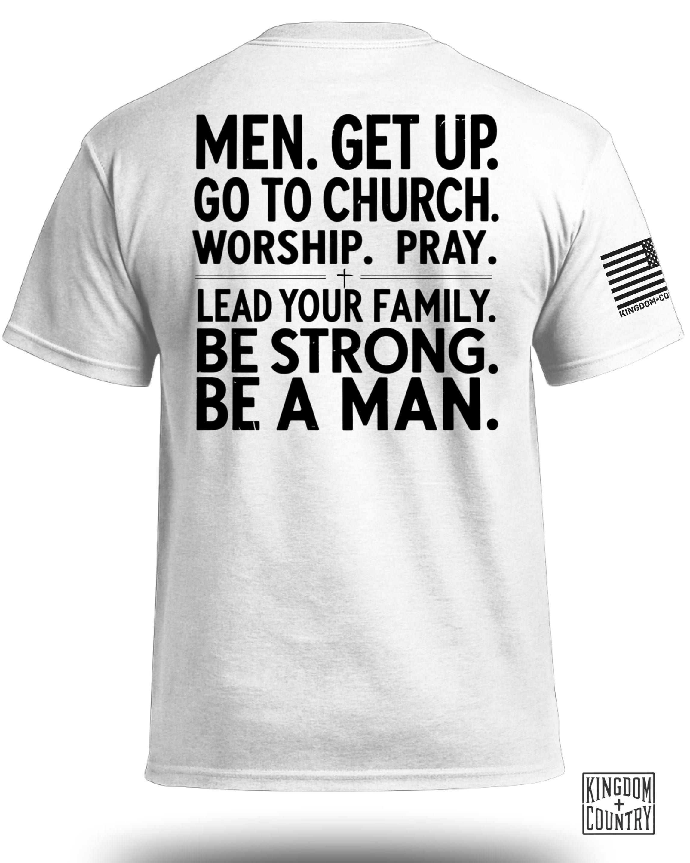 Men Get Up T-Shirt