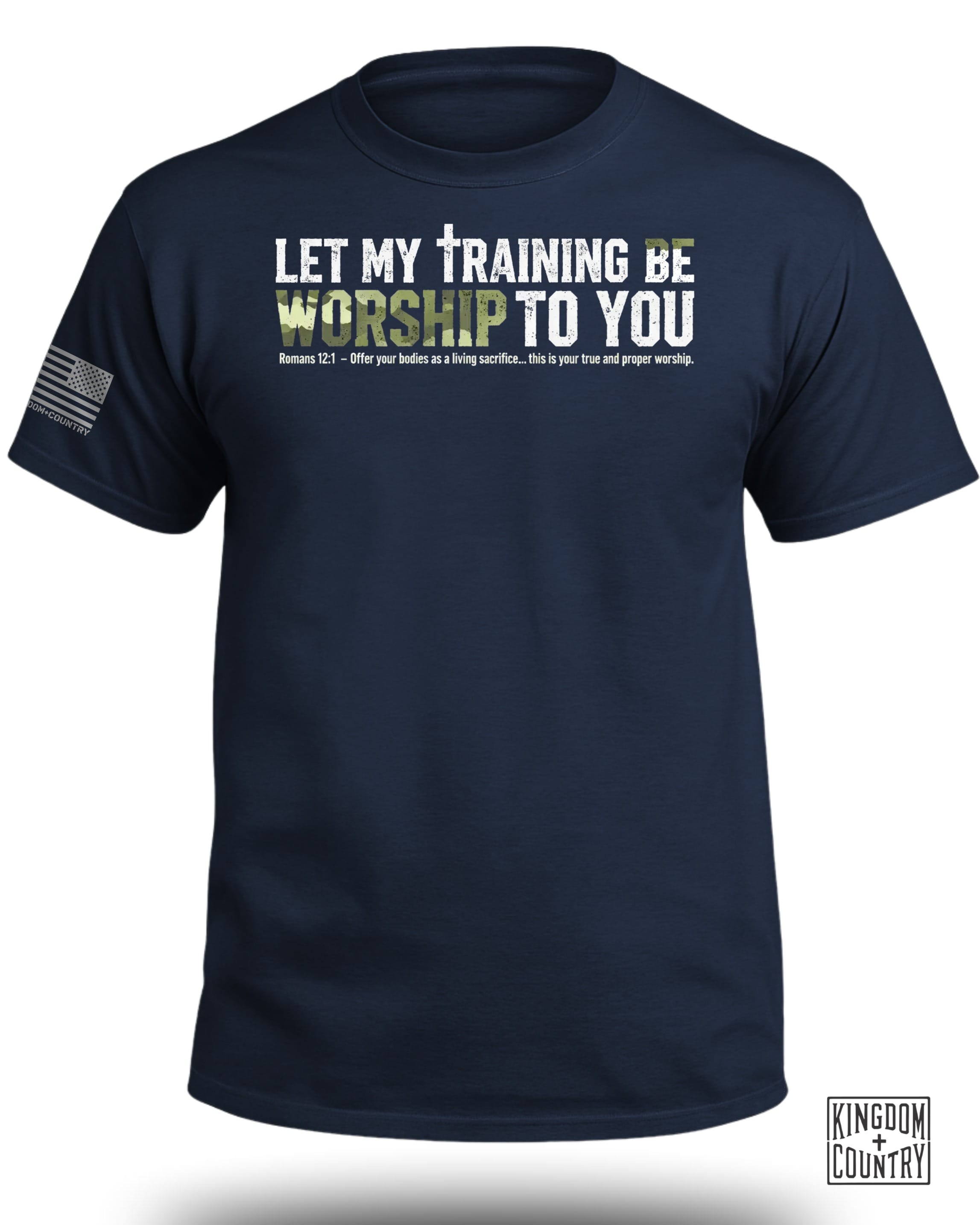 Let My Training be Worship Romans 12:1 T-Shirt