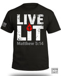 Live Lit Matthew 5 14 T-Shirt