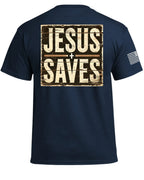 Jesus Saves Graphic T-Shirt