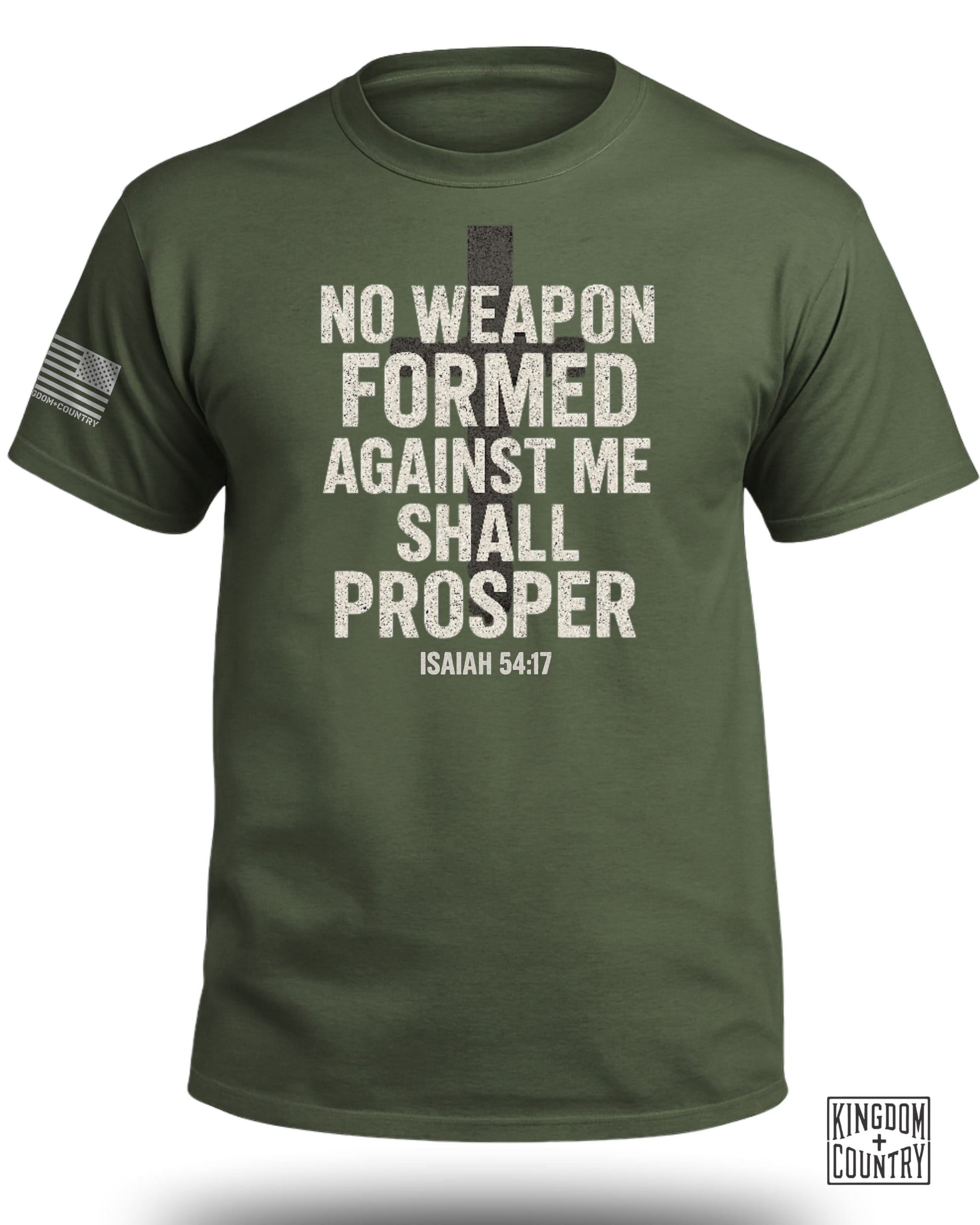 No Weapon Formed Against Me Shall Prosper T-Shirt