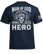 Man Of God Husband Daddy Hero T-Shirt