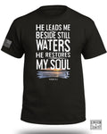 He Leads Me Beside Still Waters T-Shirt