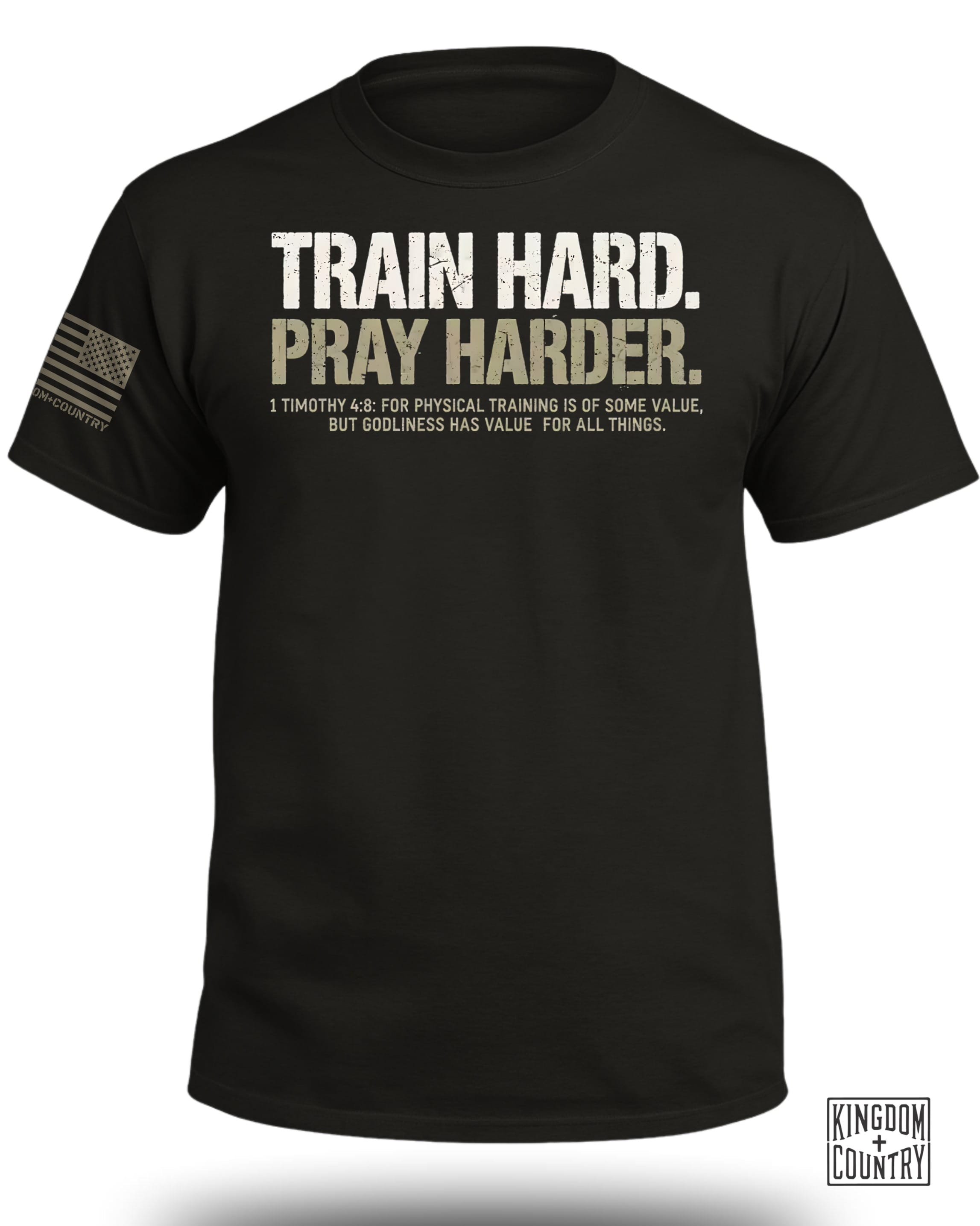 Train Hard Pray Harder T-Shirt