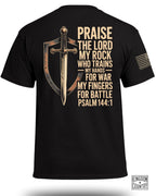 Praise The Lord Psalm 144:1 T-Shirt