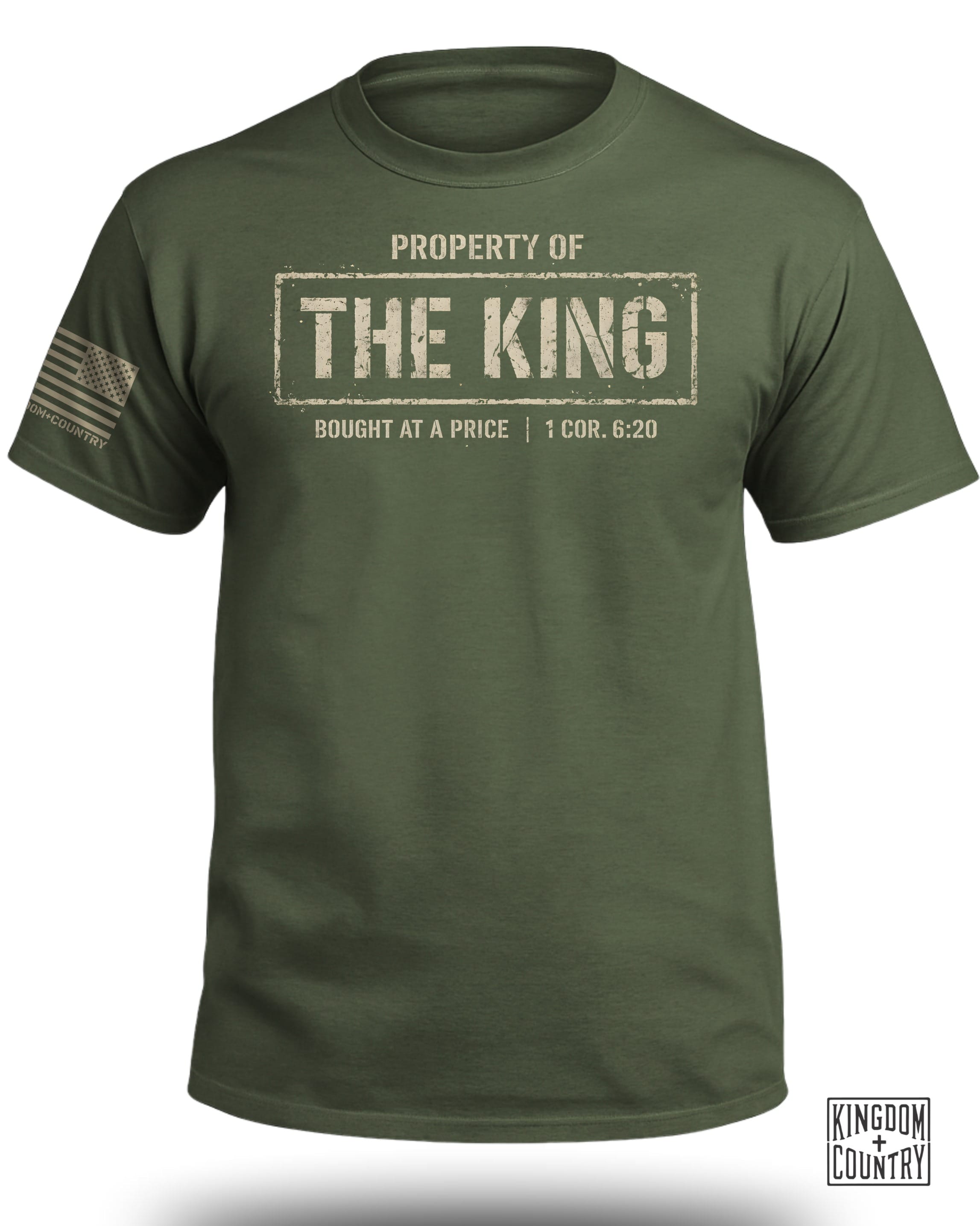 Property of The King 1 Cor. 6:20 Christian T-Shirt