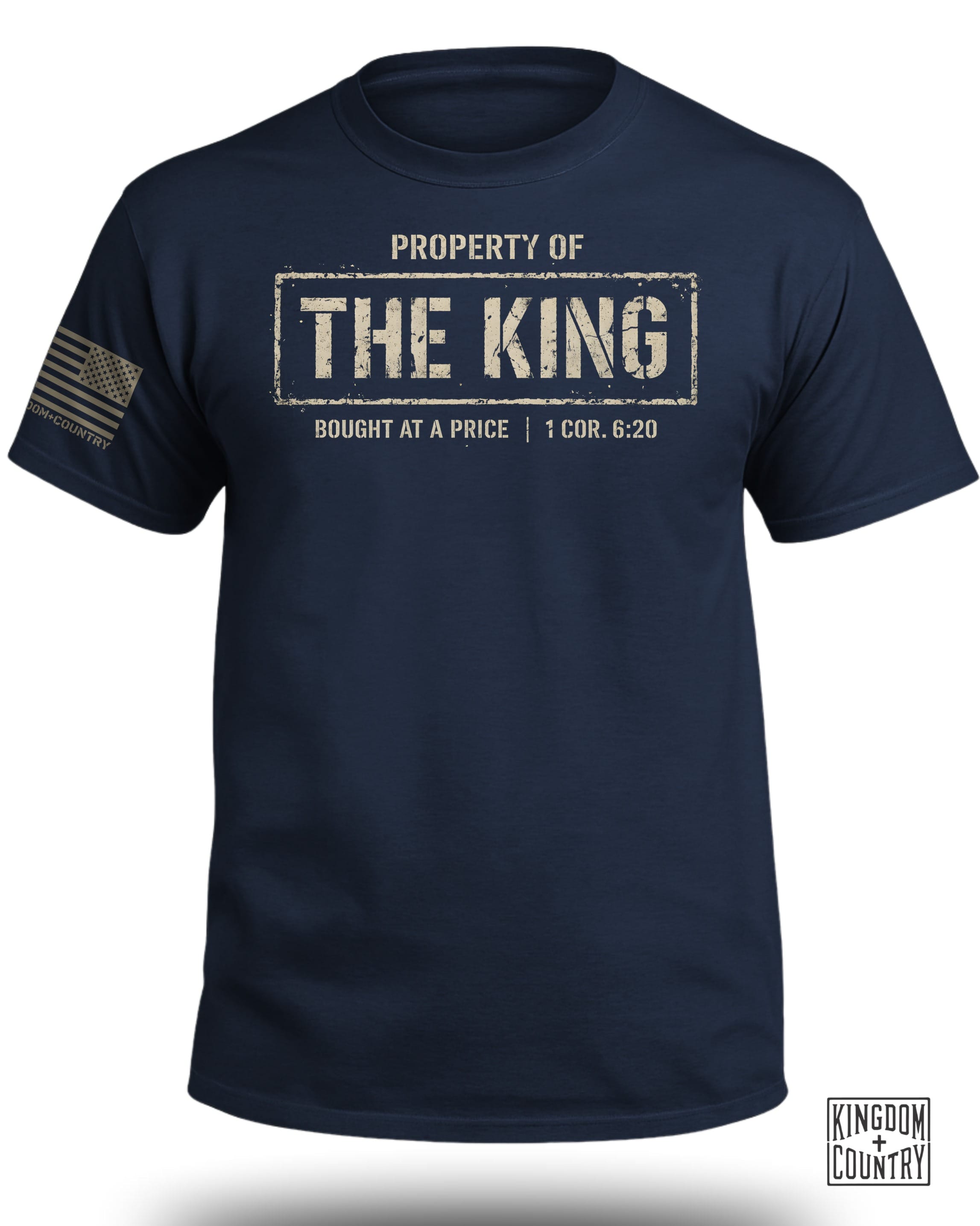Property of The King 1 Cor. 6:20 Christian T-Shirt