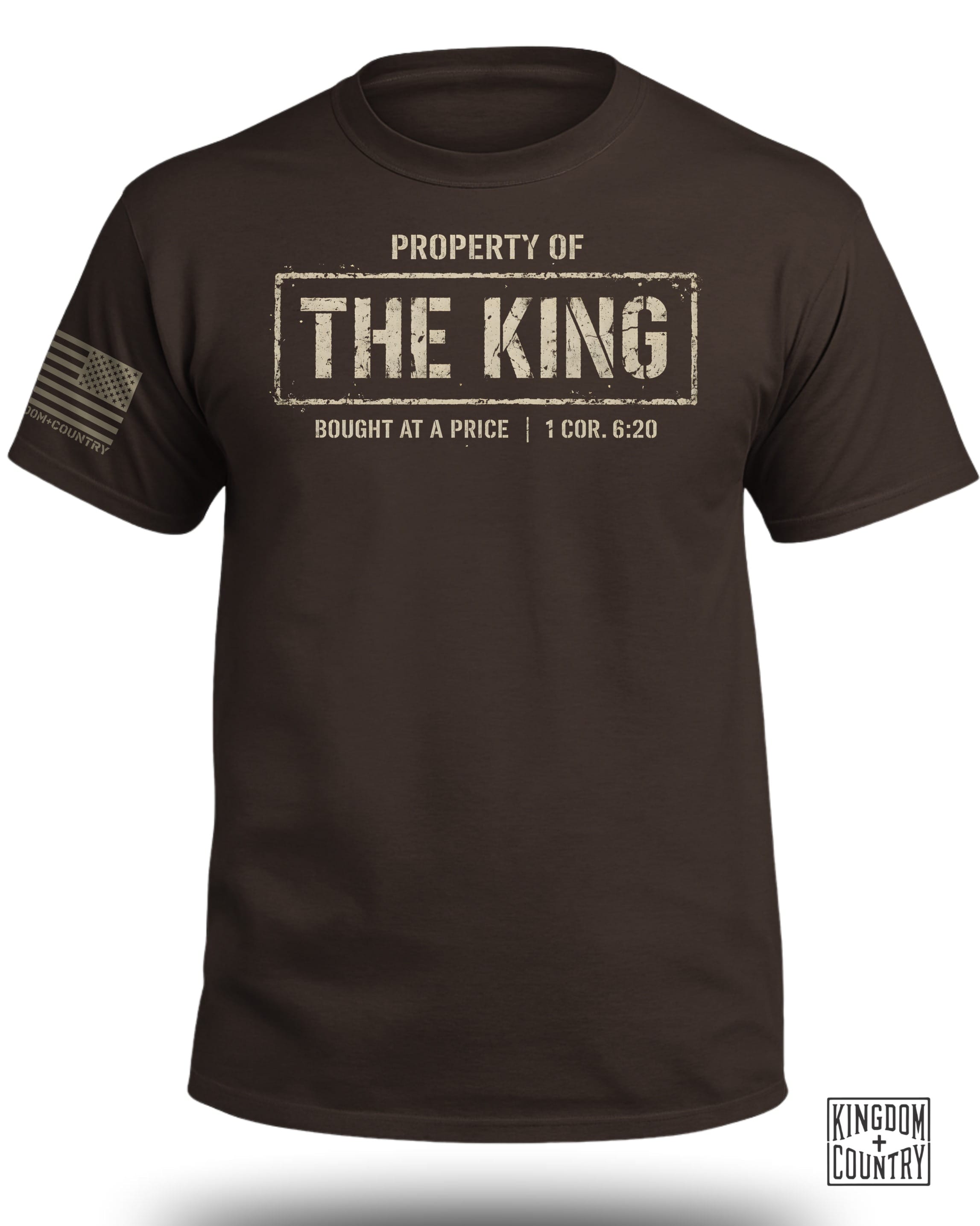 Property of The King 1 Cor. 6:20 Christian T-Shirt
