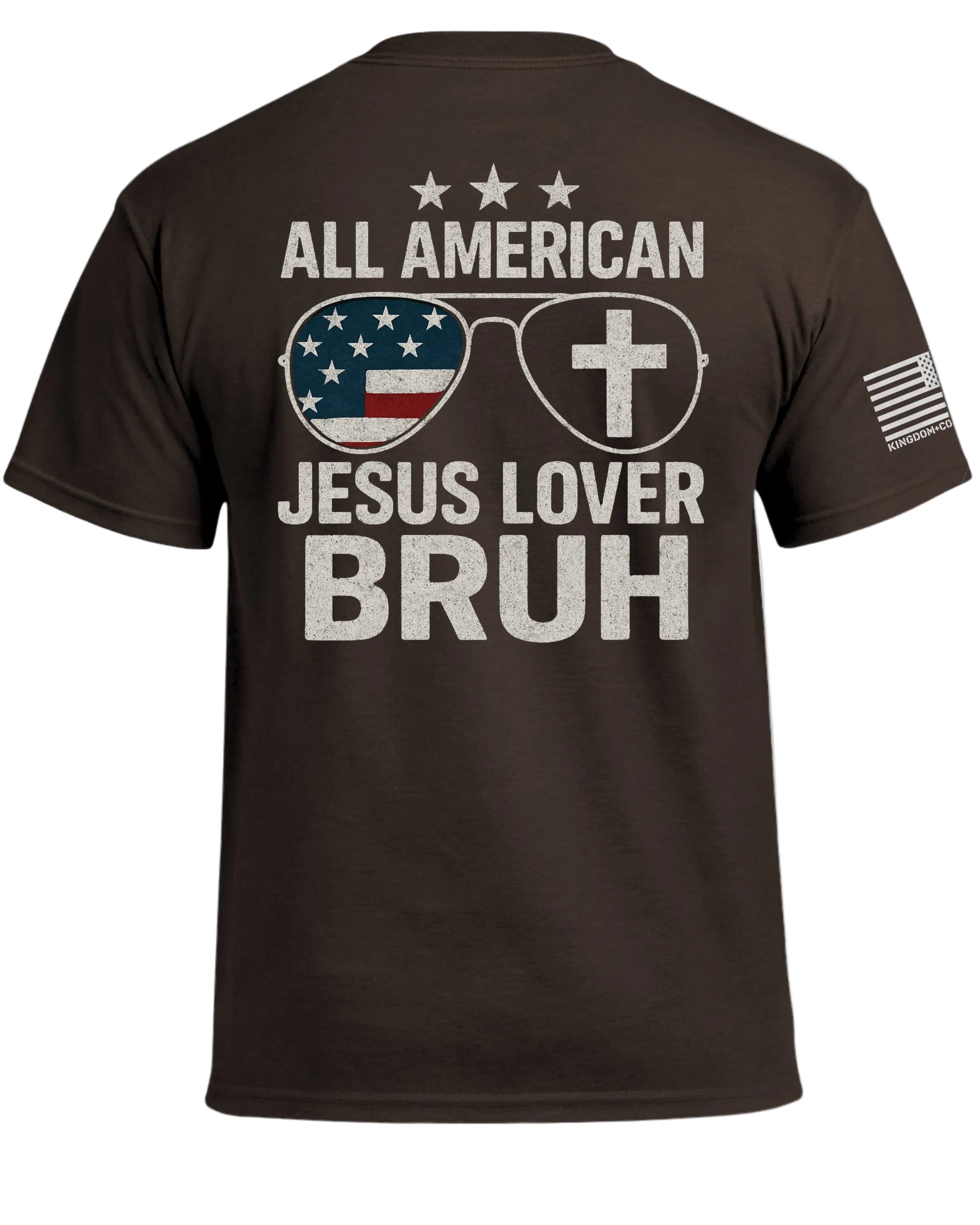 All American Jesus Lover Bruh T-Shirt