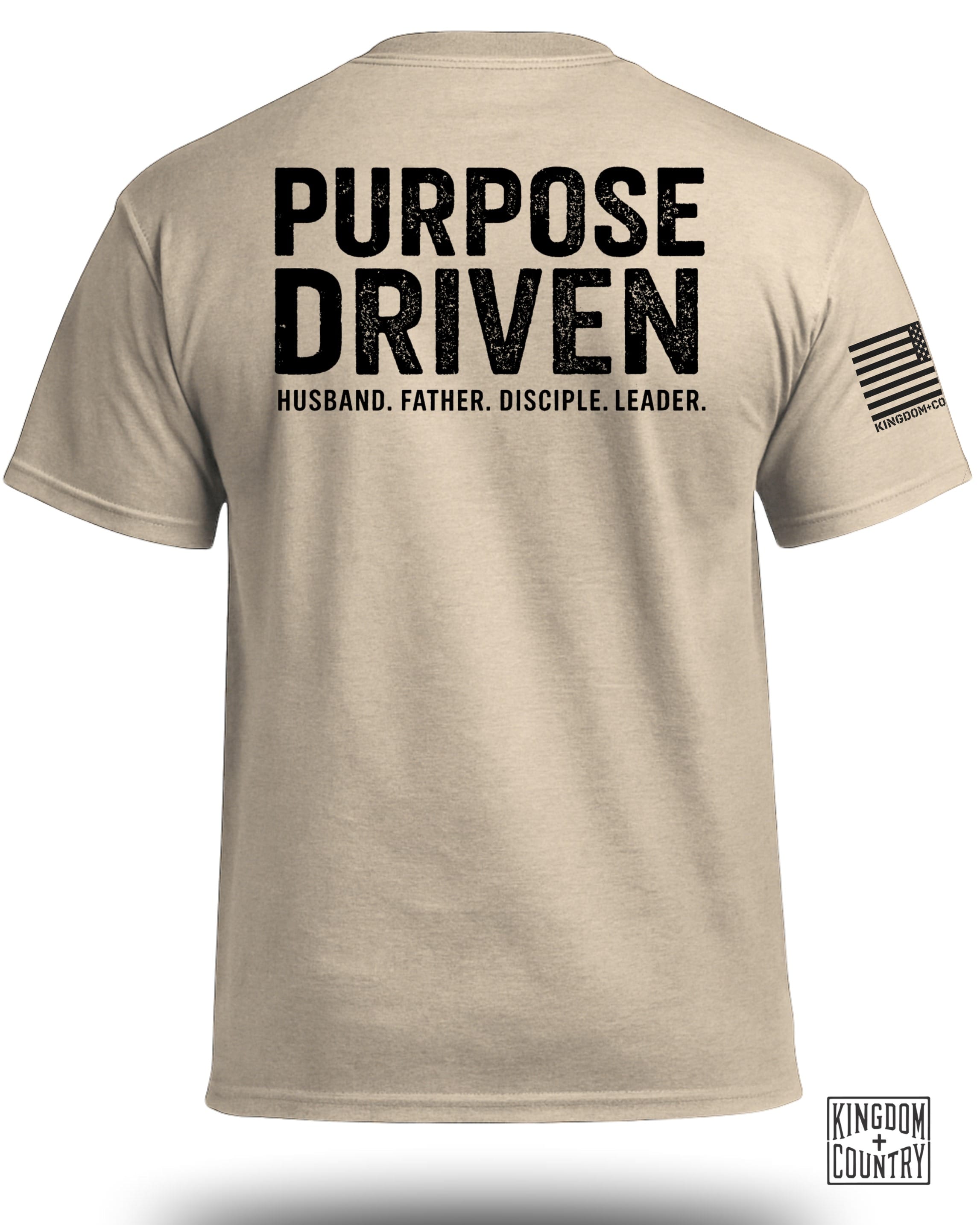 Purpose Driven-Husband Father Leader T-Shirt