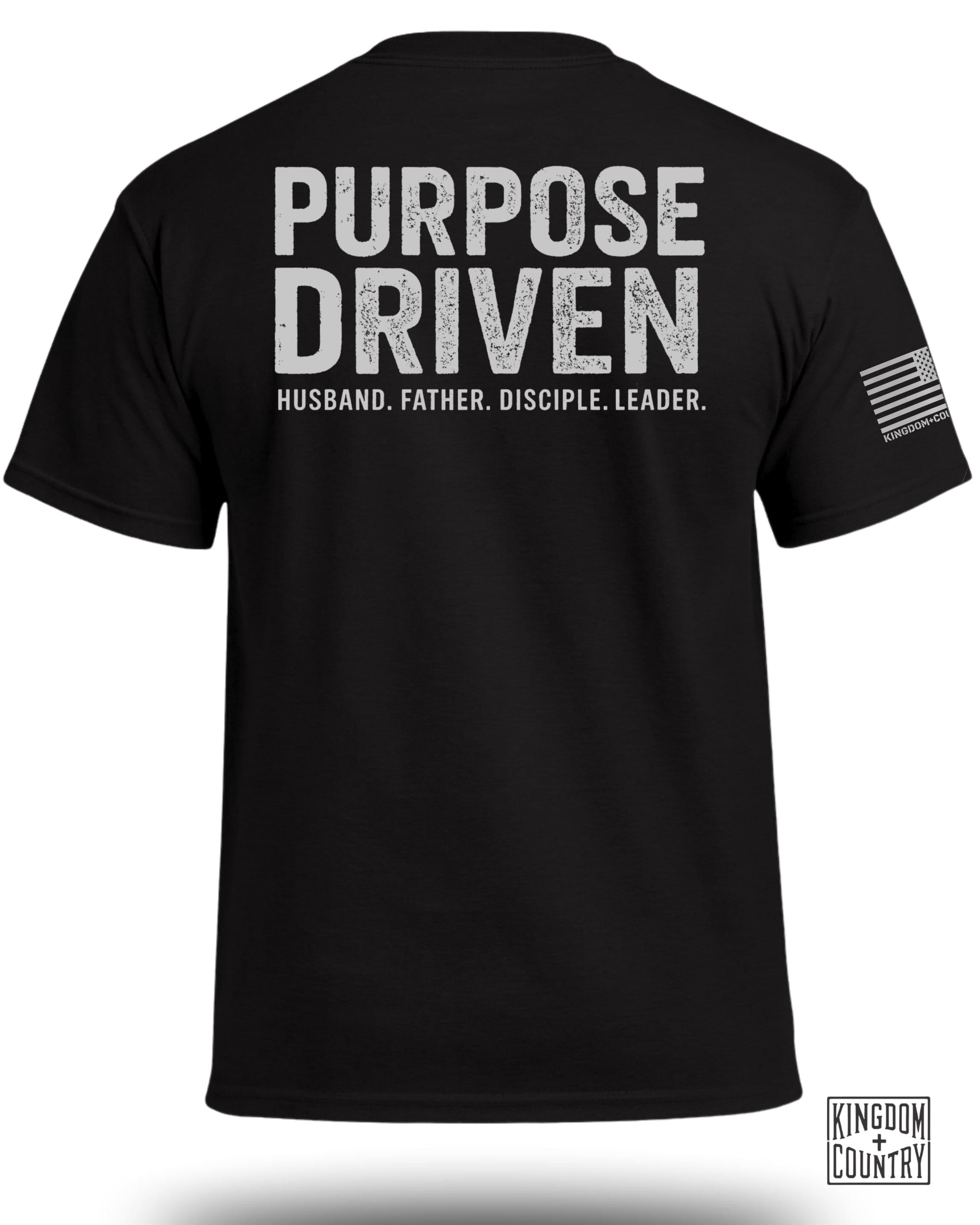 Purpose Driven-Husband Father Leader T-Shirt