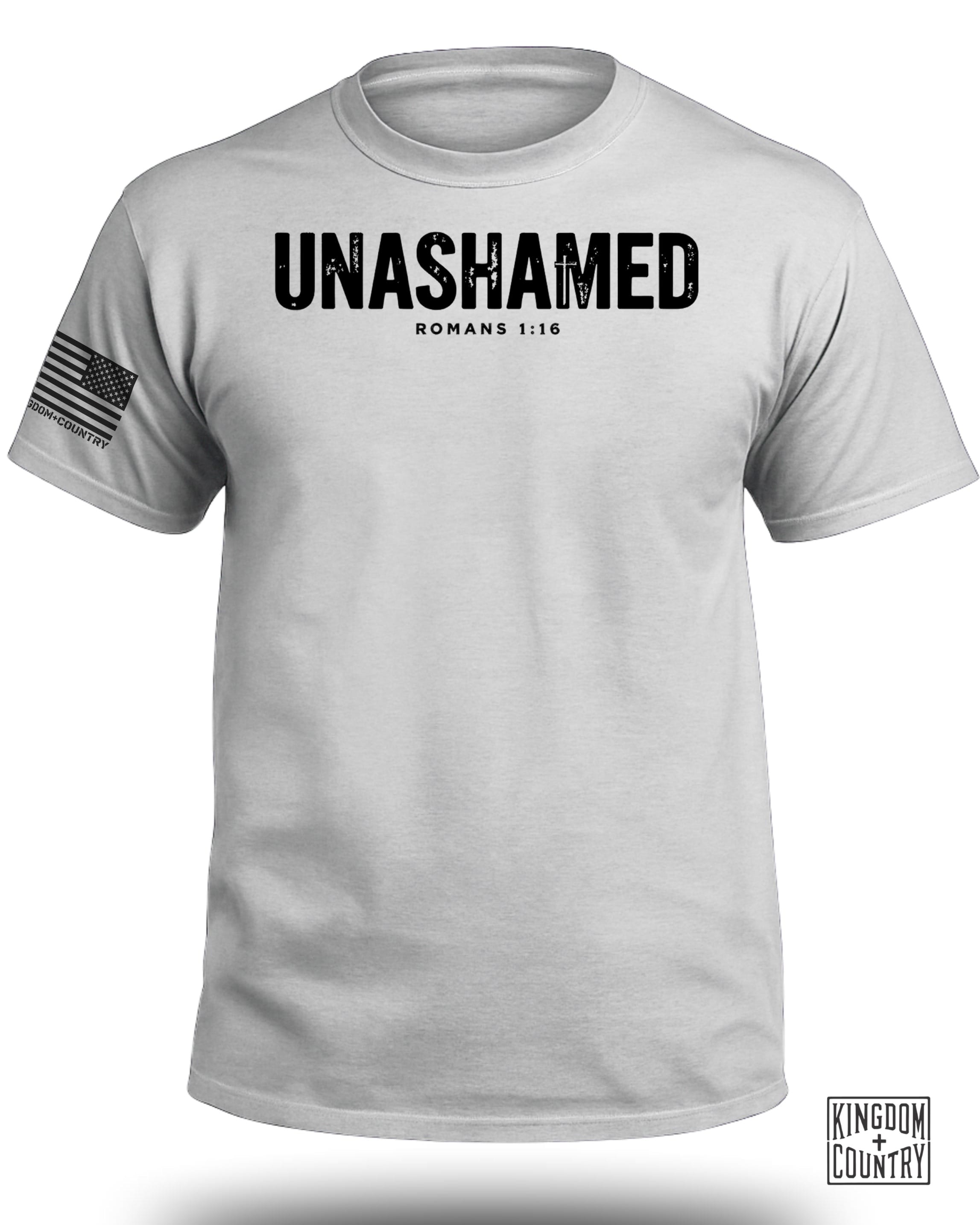 UNASHAMED Romans 1:16 T-Shirt