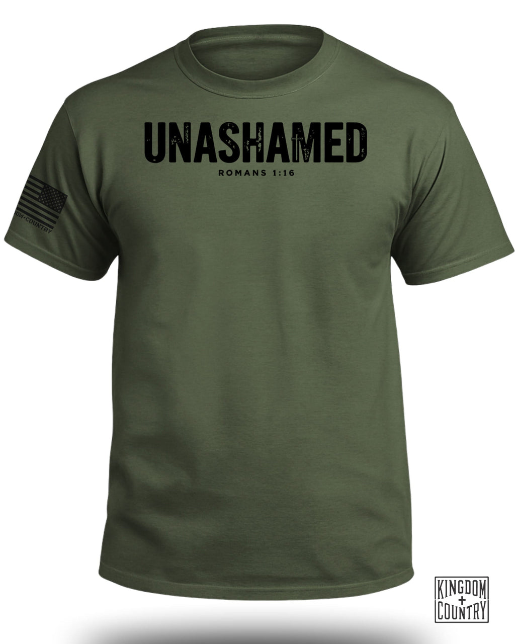 UNASHAMED Romans 1:16 T-Shirt