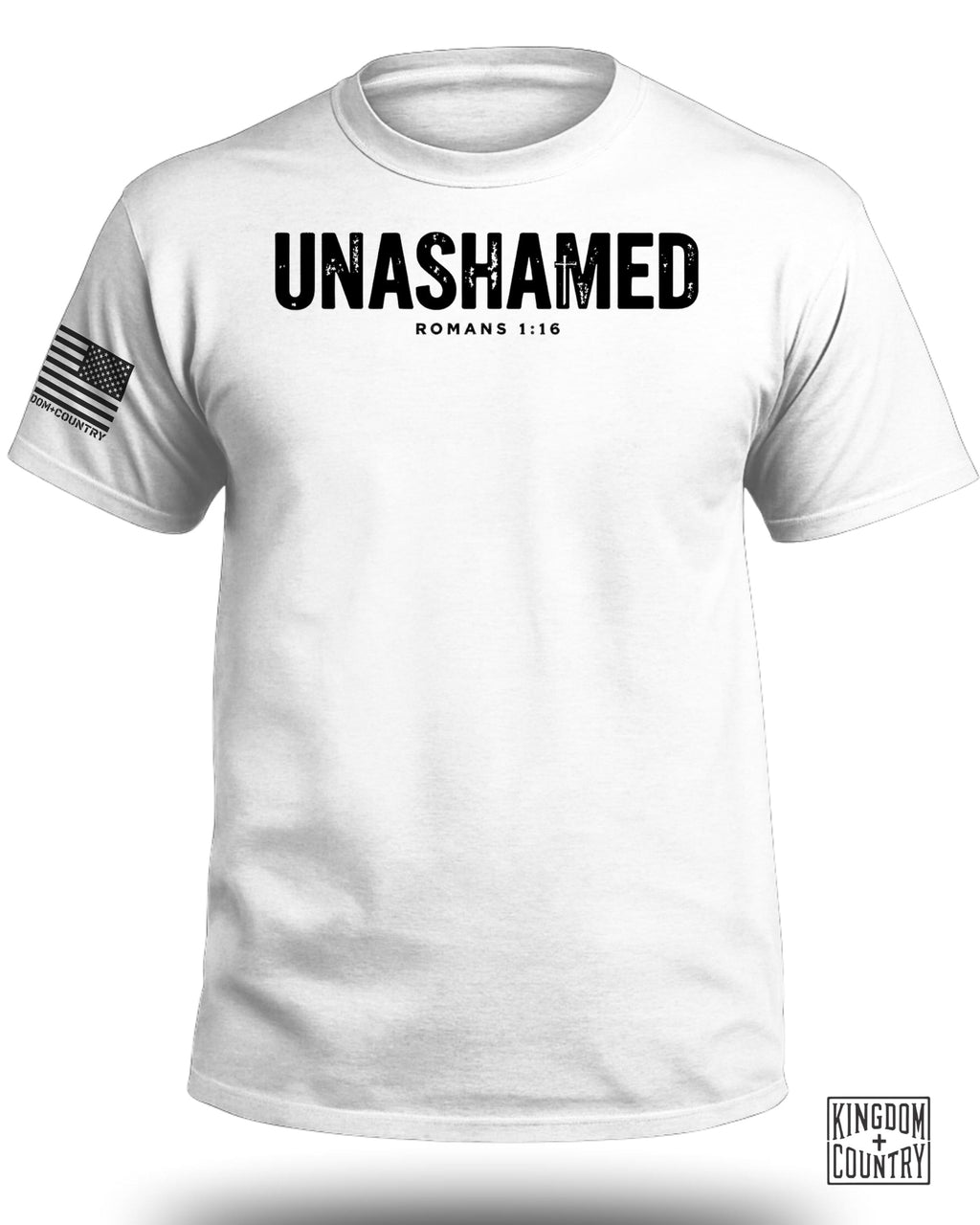 UNASHAMED Romans 1:16 T-Shirt