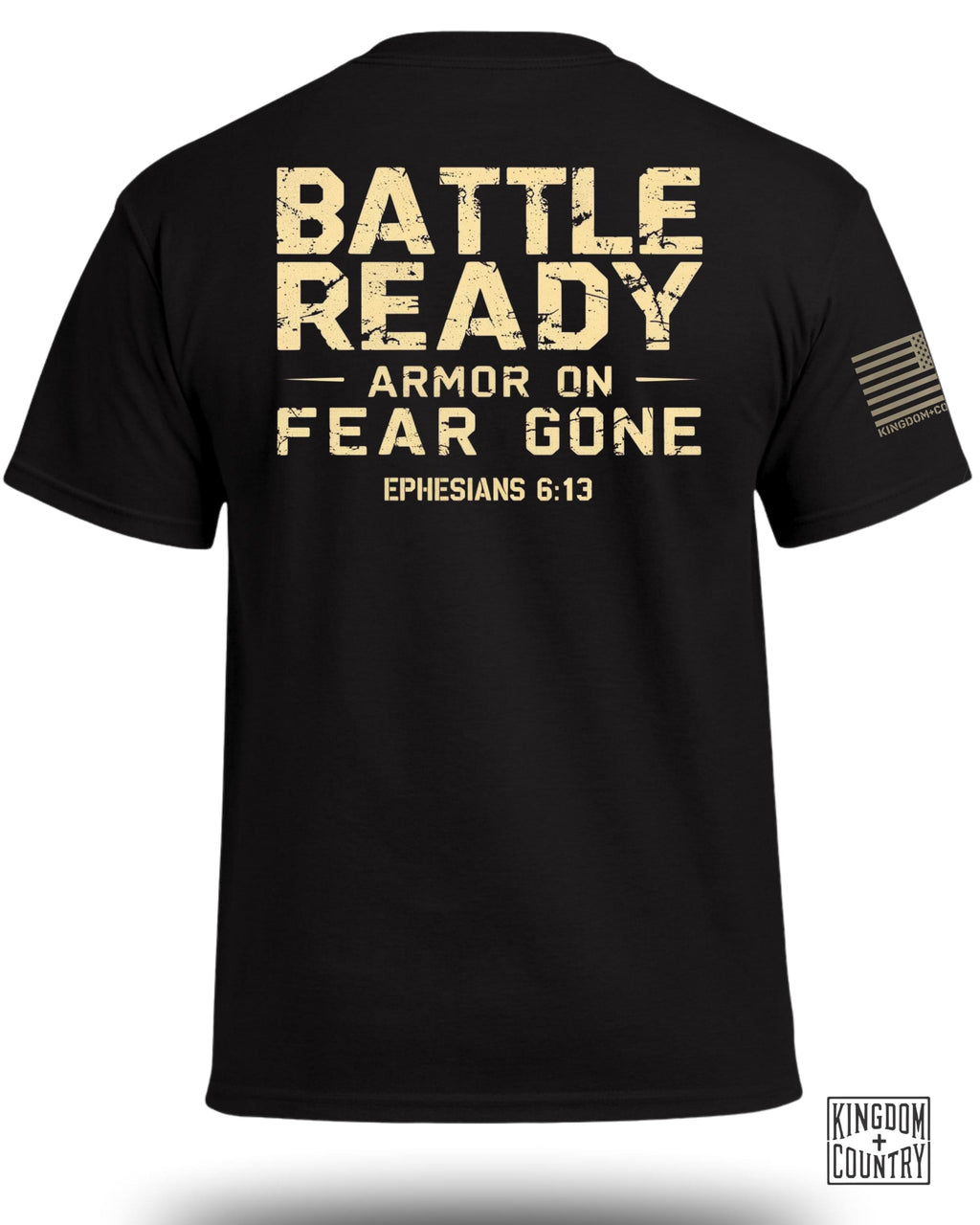 Battle Ready Armor On Fear Gone T-Shirt