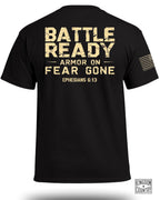Battle Ready Armor On Fear Gone T-Shirt