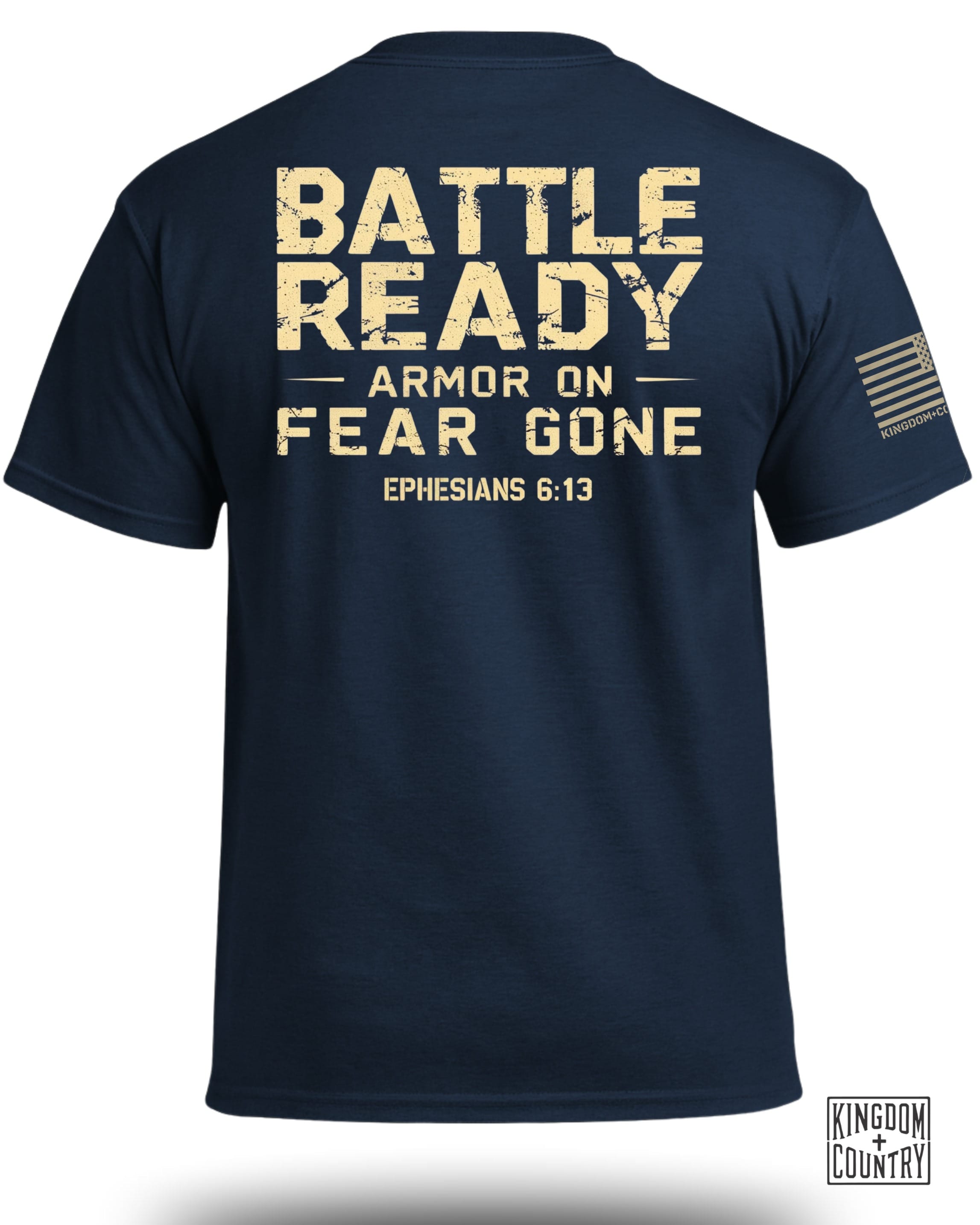 Battle Ready Armor On Fear Gone T-Shirt