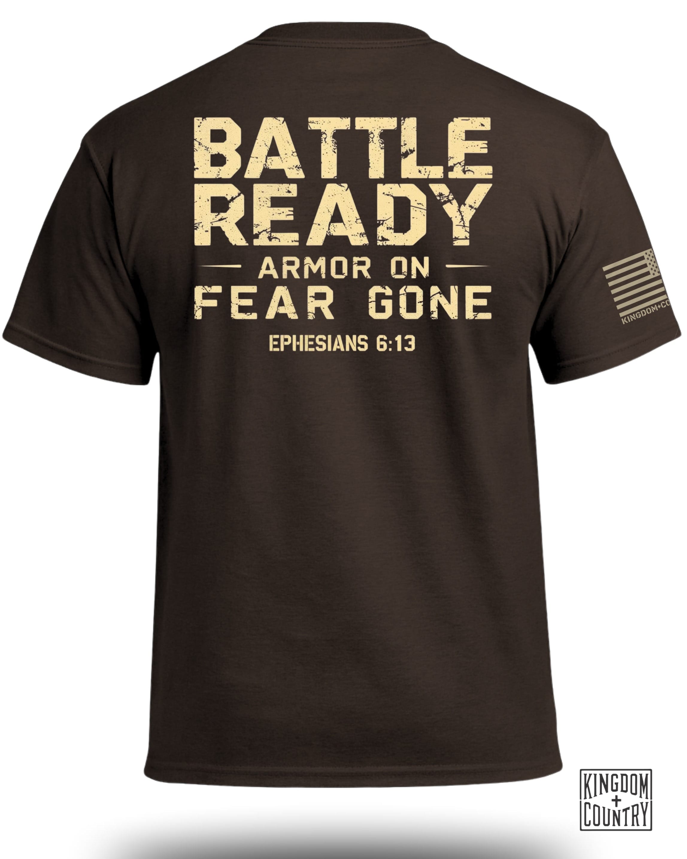 Battle Ready Armor On Fear Gone T-Shirt