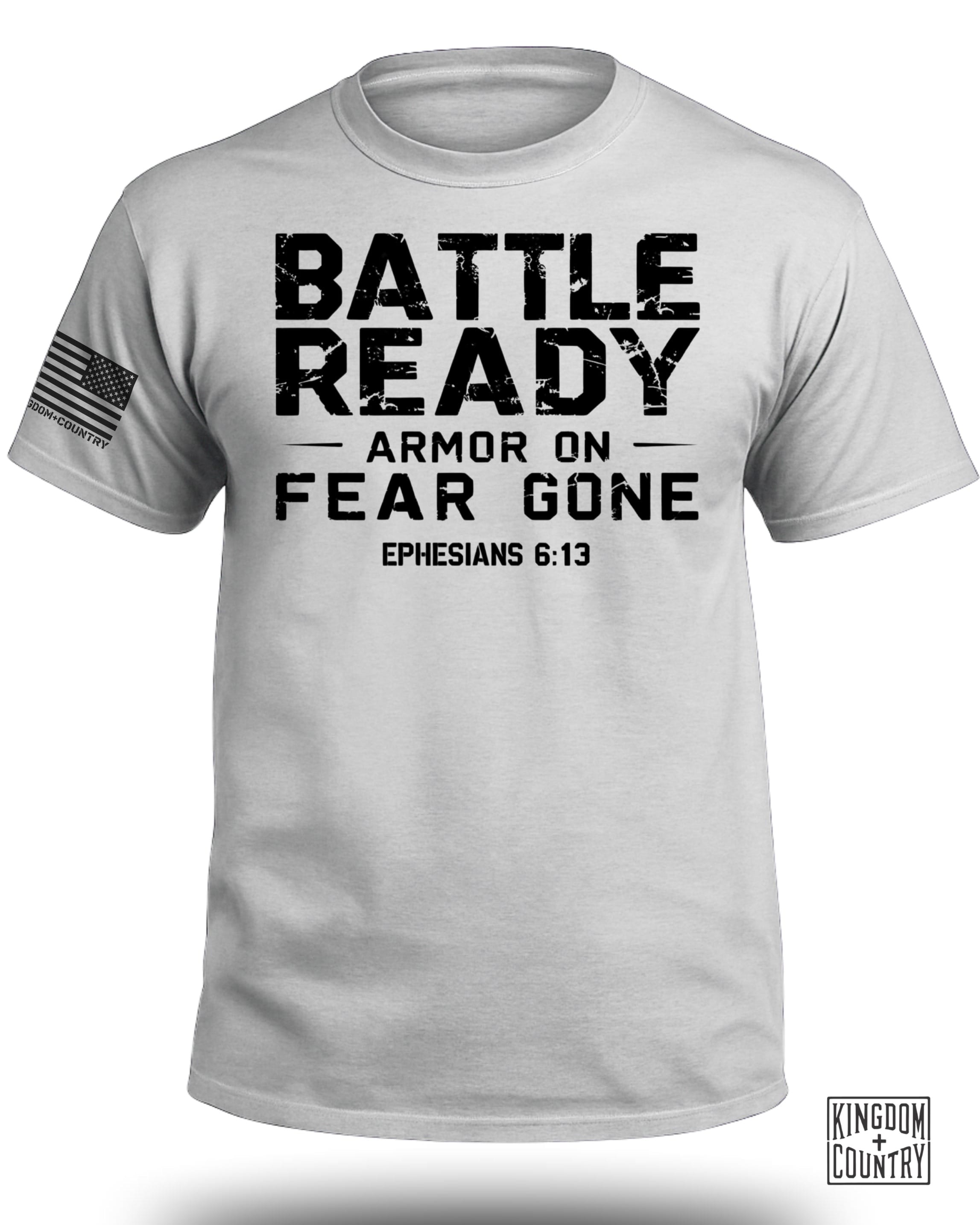 Battle Ready Armor On Fear Gone T-Shirt