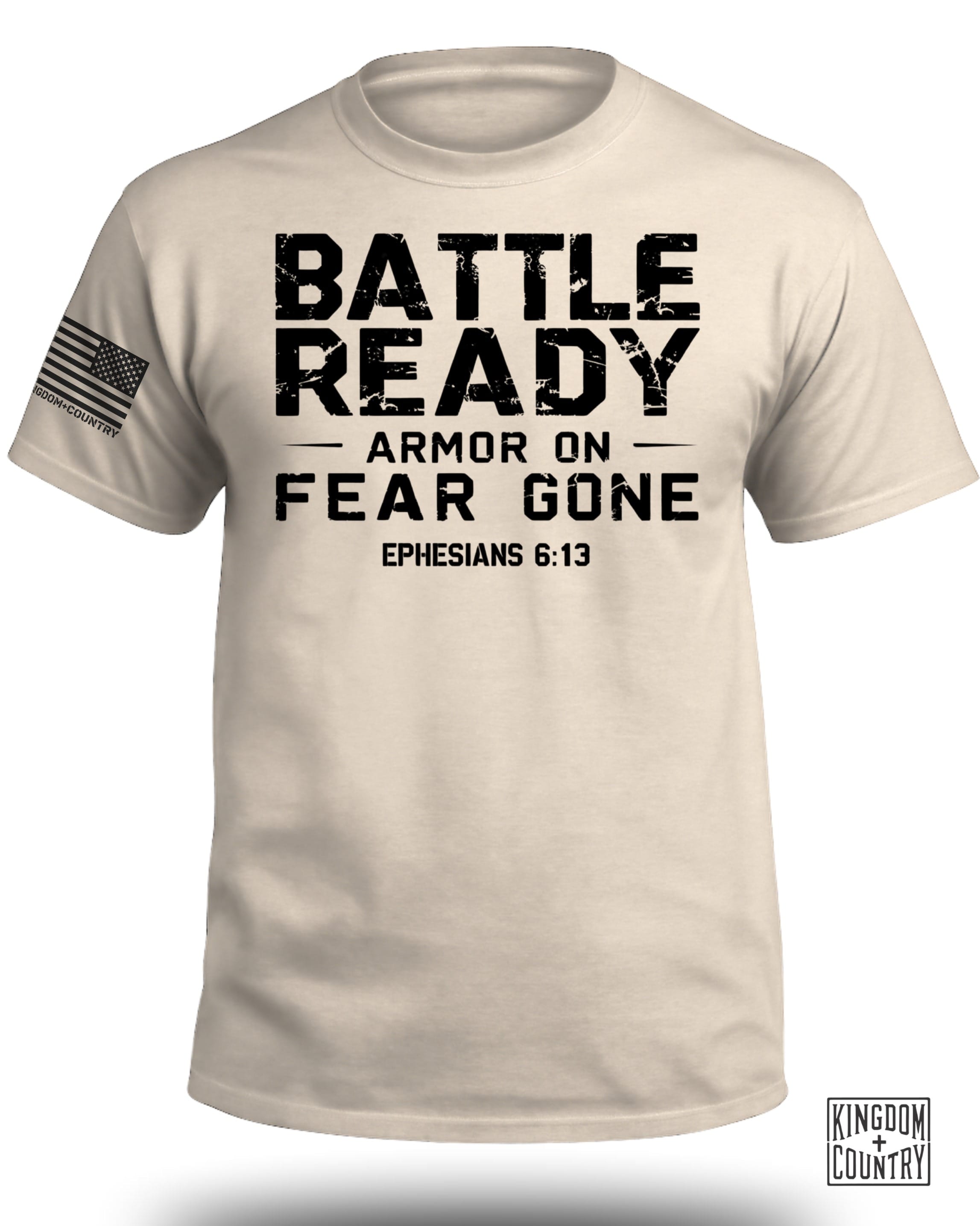 Battle Ready Armor On Fear Gone T-Shirt