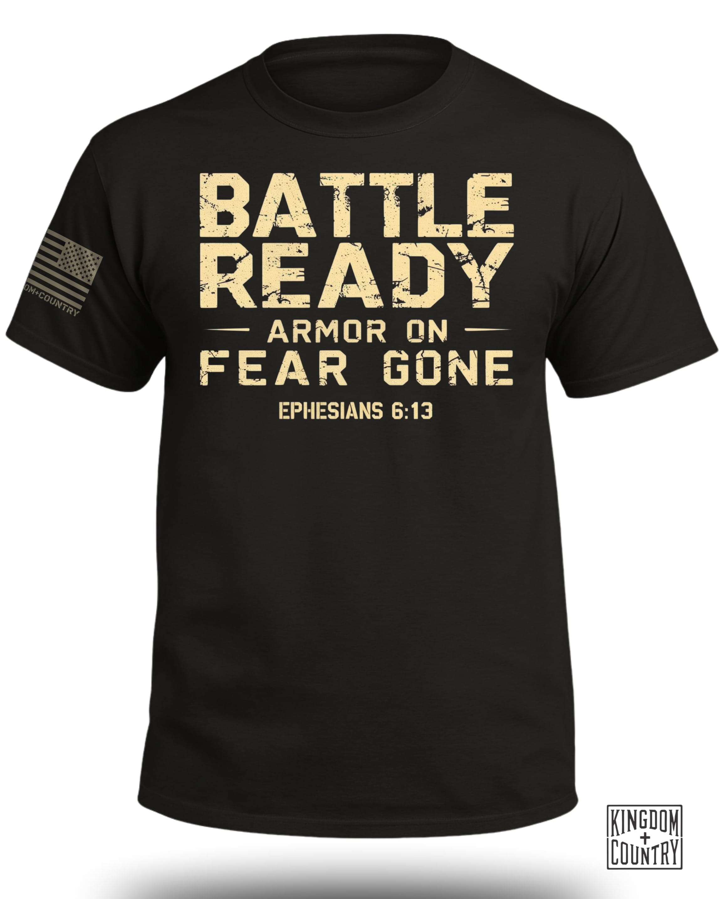 Battle Ready Armor On Fear Gone T-Shirt