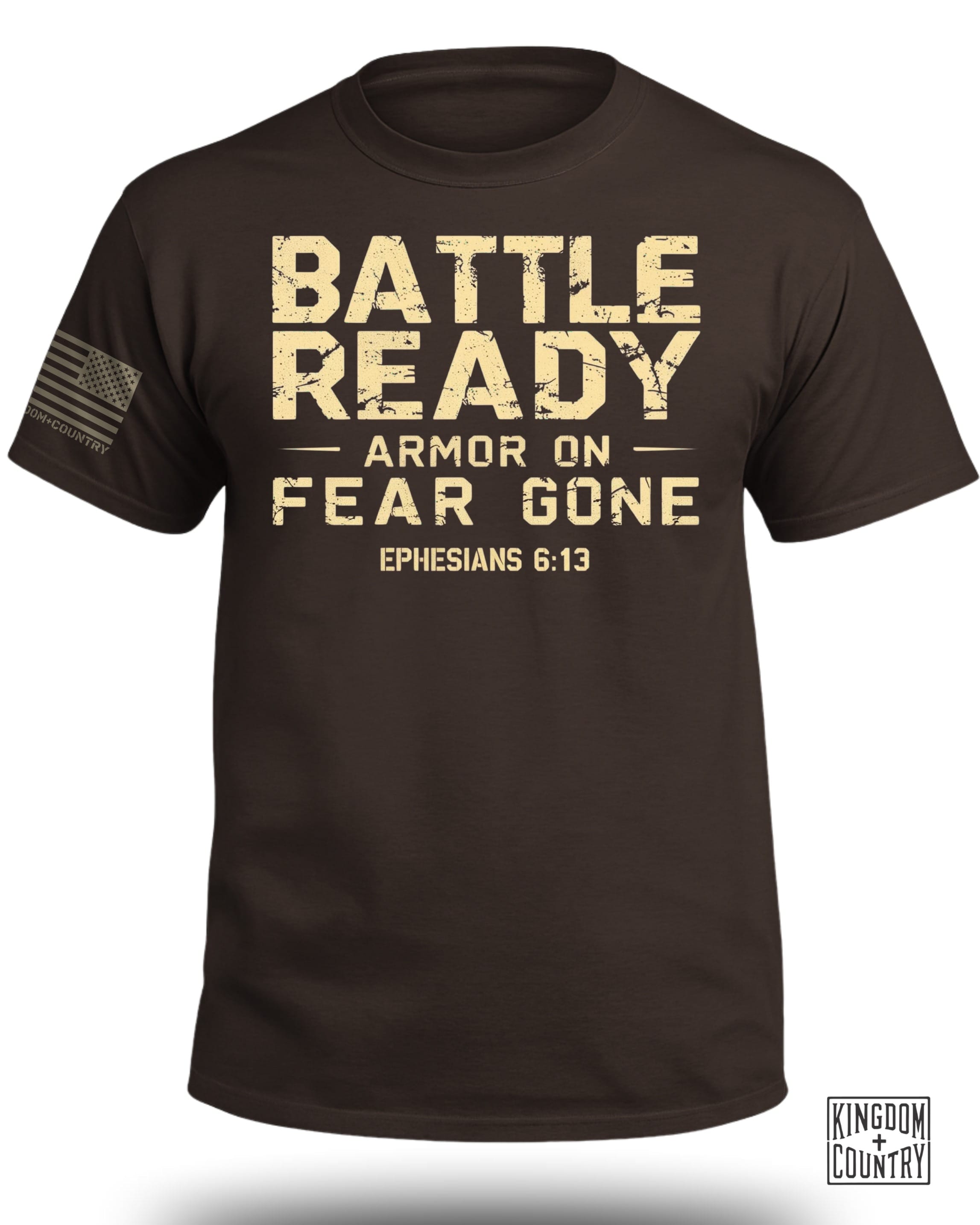 Battle Ready Armor On Fear Gone T-Shirt
