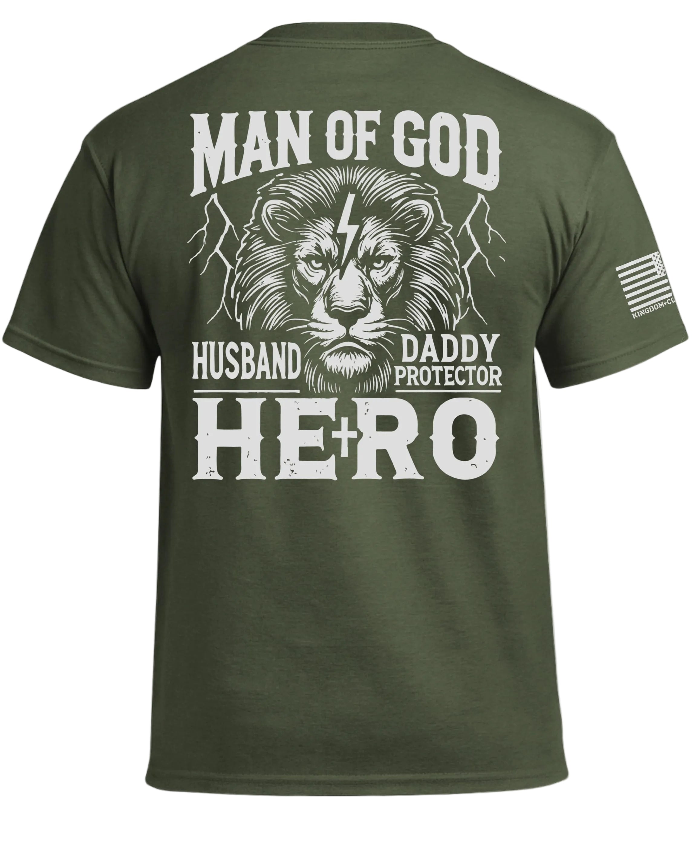 Man Of God Husband Daddy Hero T-Shirt