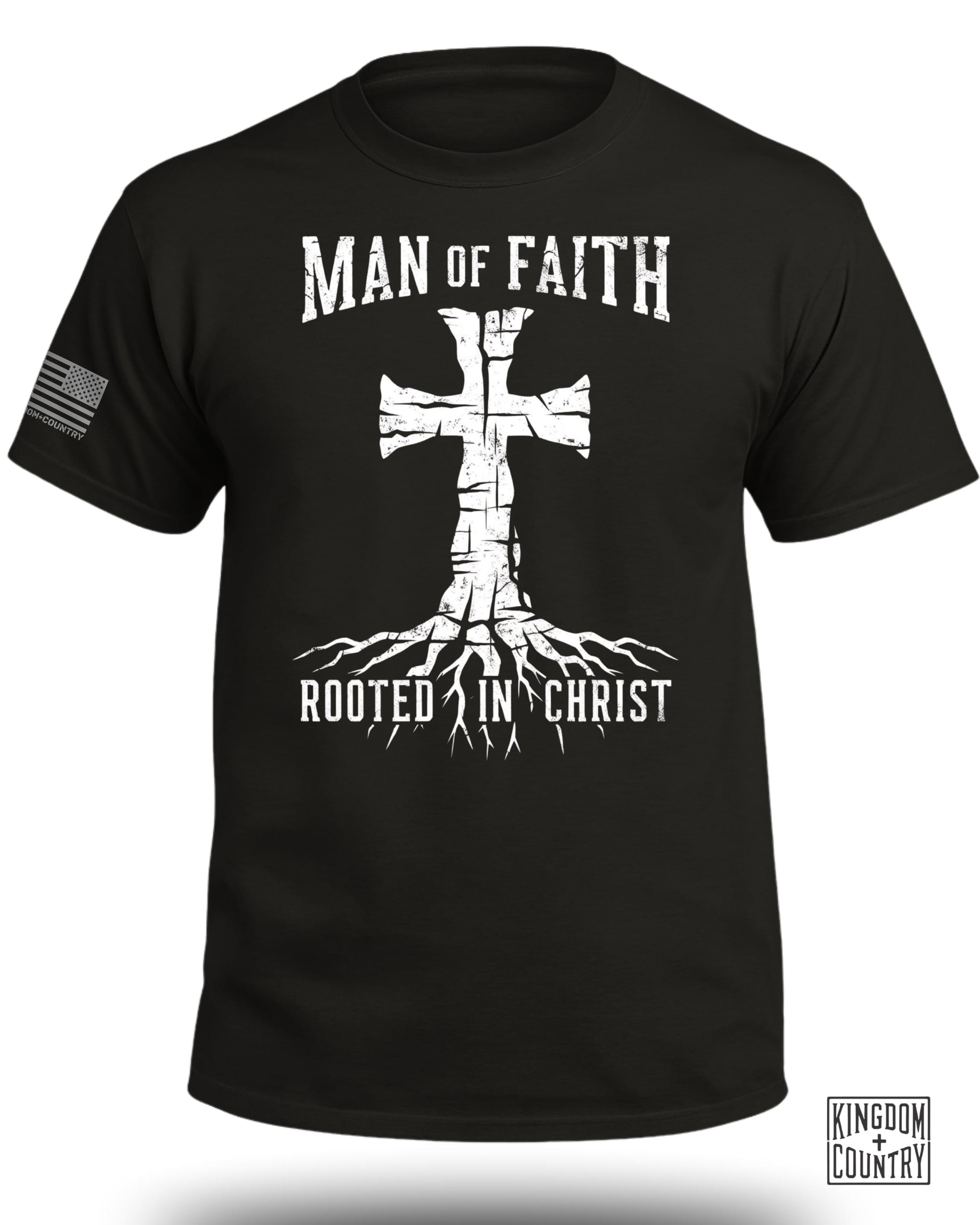 Man of Faith Rooted In Christ T-Shirt