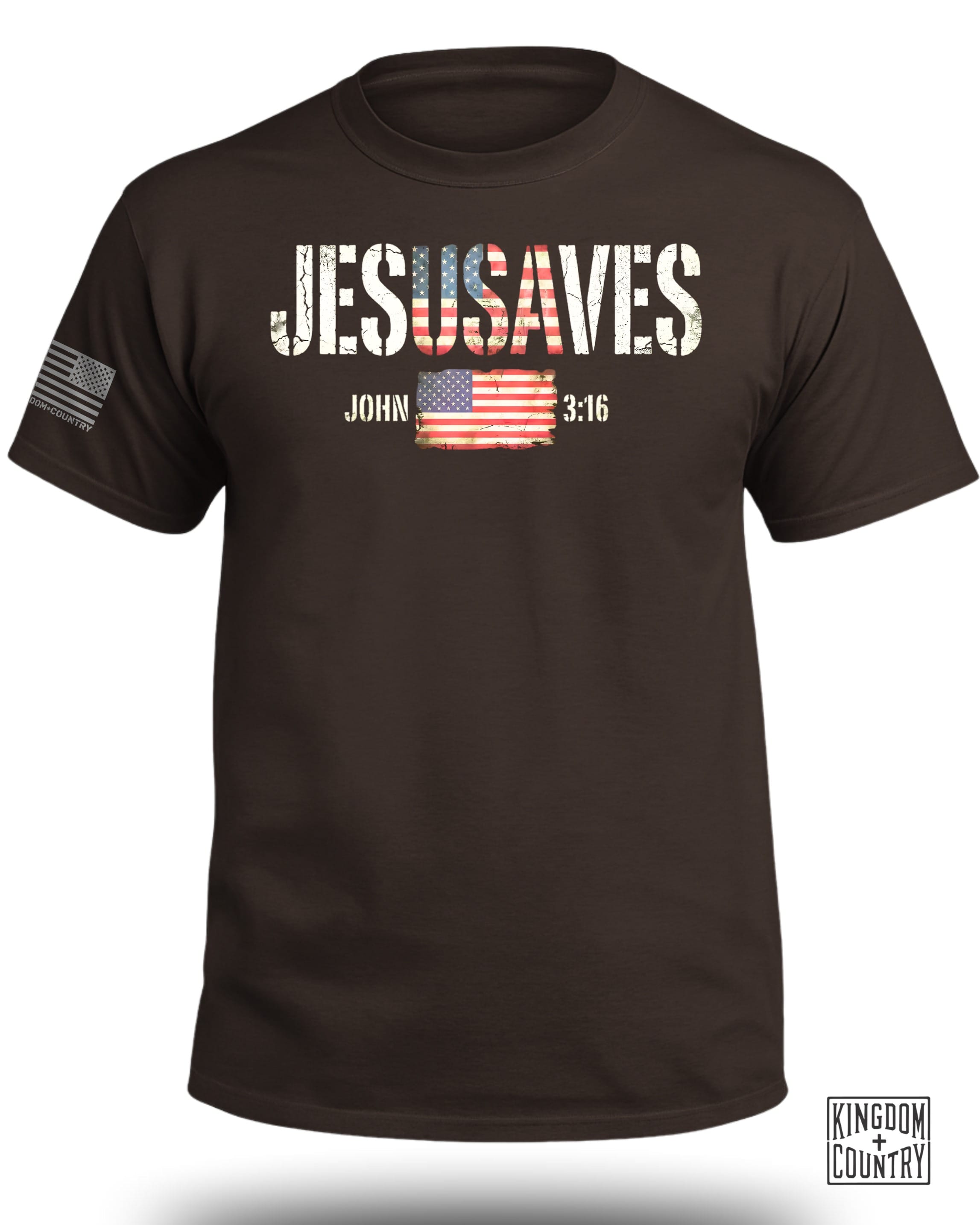 Jesus Saves Patriotic T-Shirt