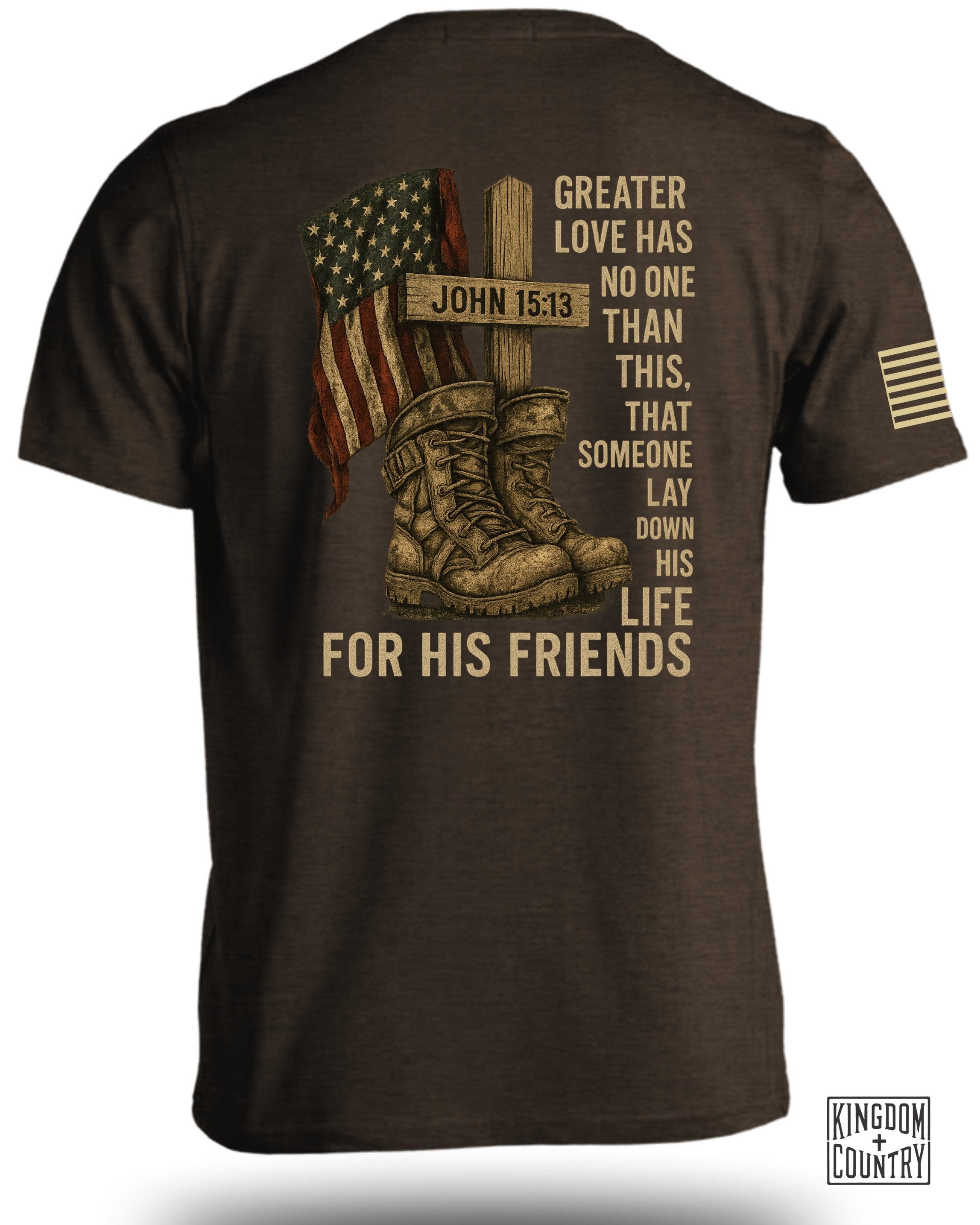 Patriotic John 15 13 T-Shirt