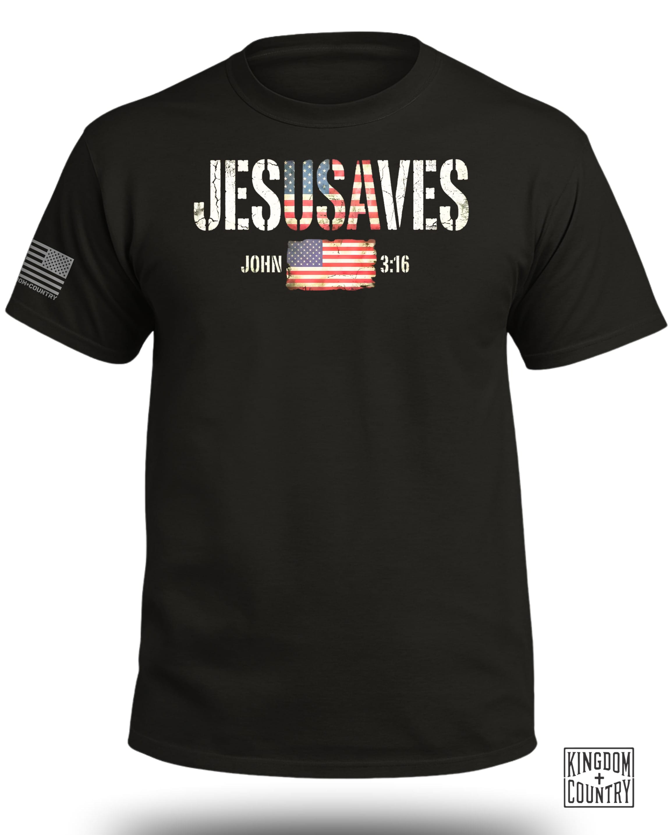 Jesus Saves Patriotic T-Shirt
