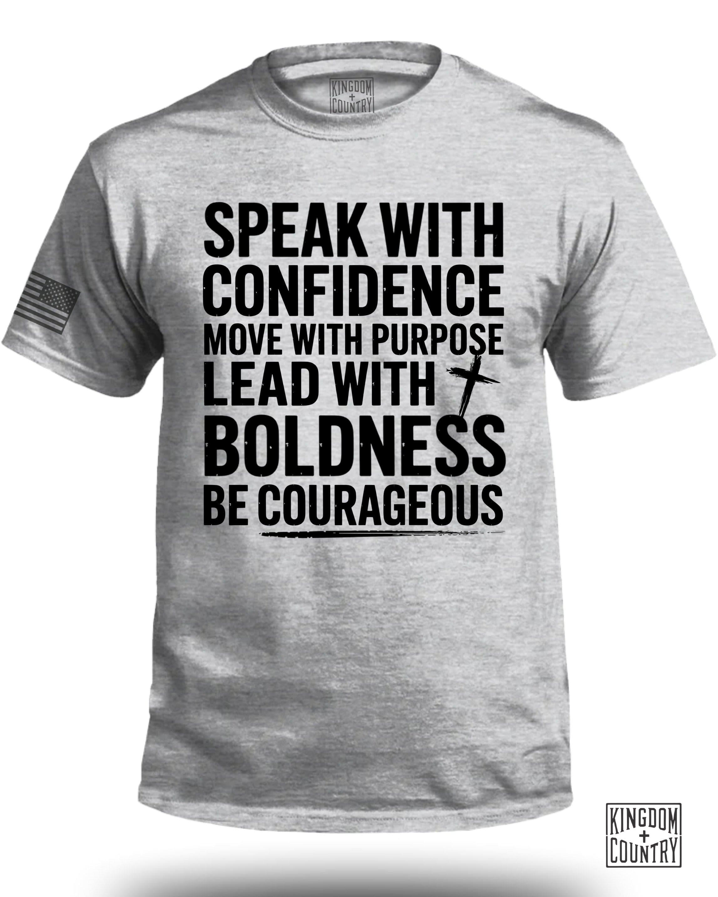 Confidence-Purpose-Boldness-Courage T-Shirt