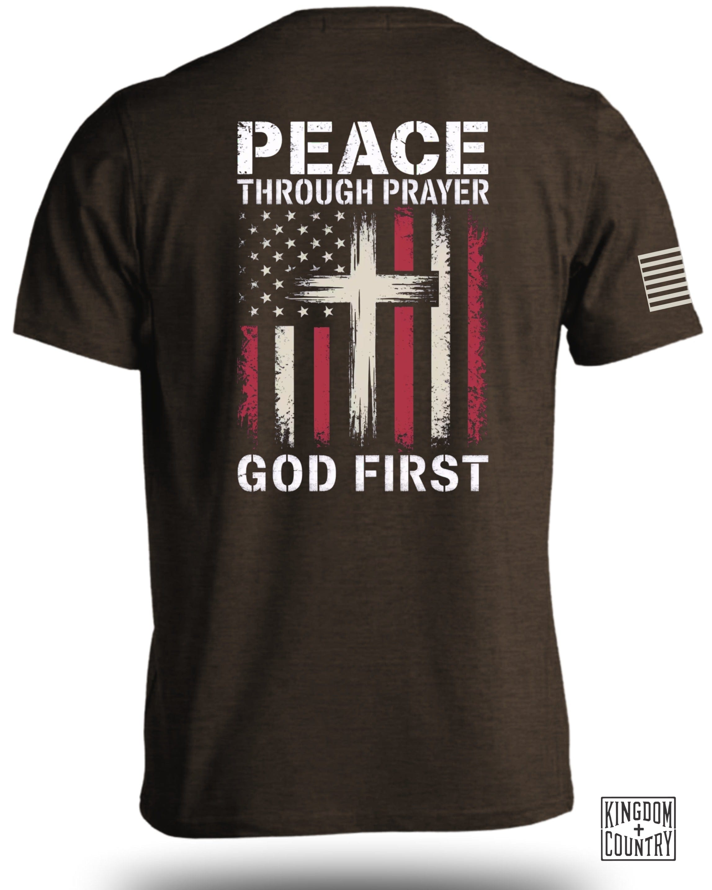 Peace Through Prayer God First T-Shirt