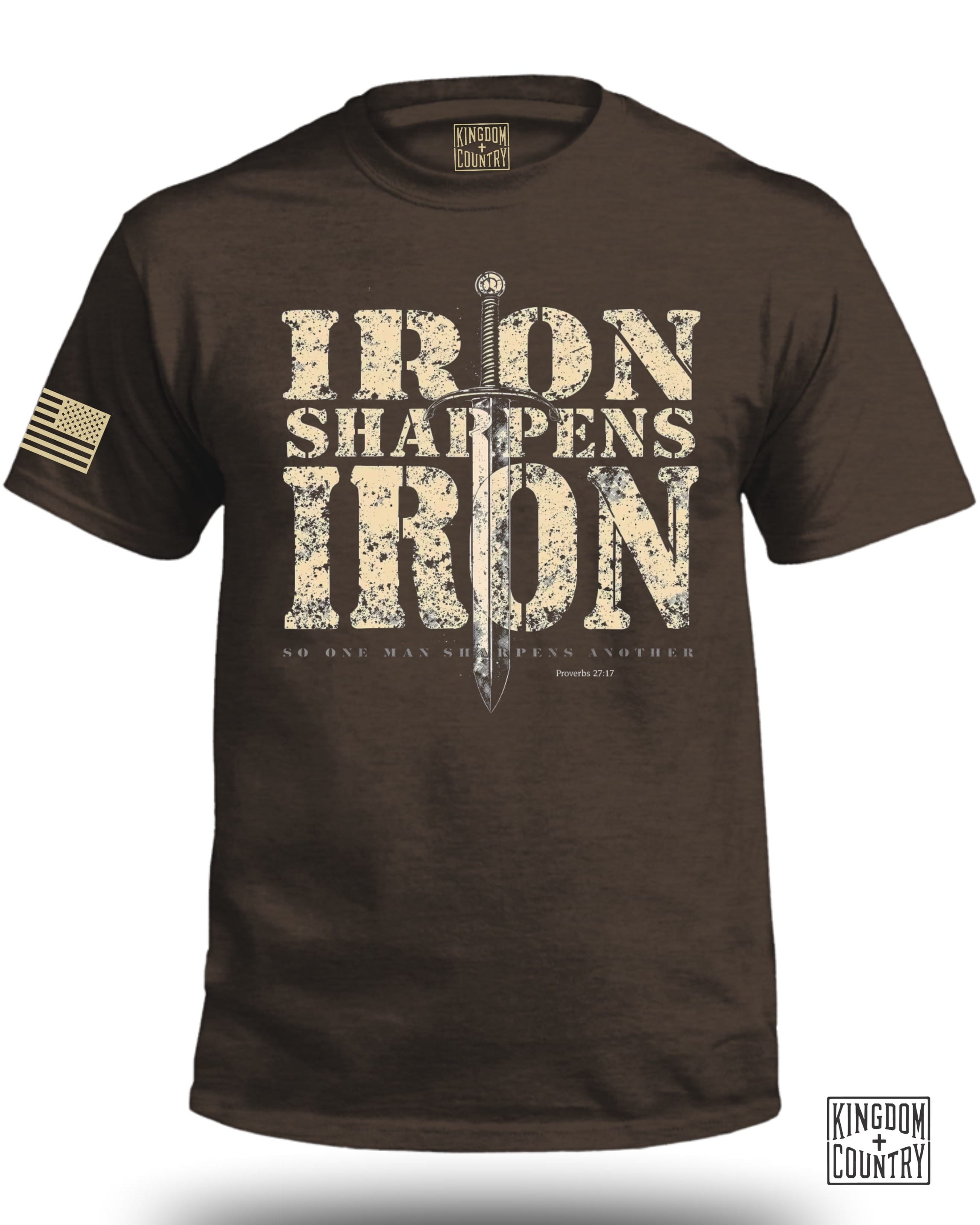 Iron Sharpens Iron Proverbs 27:17 T-Shirt