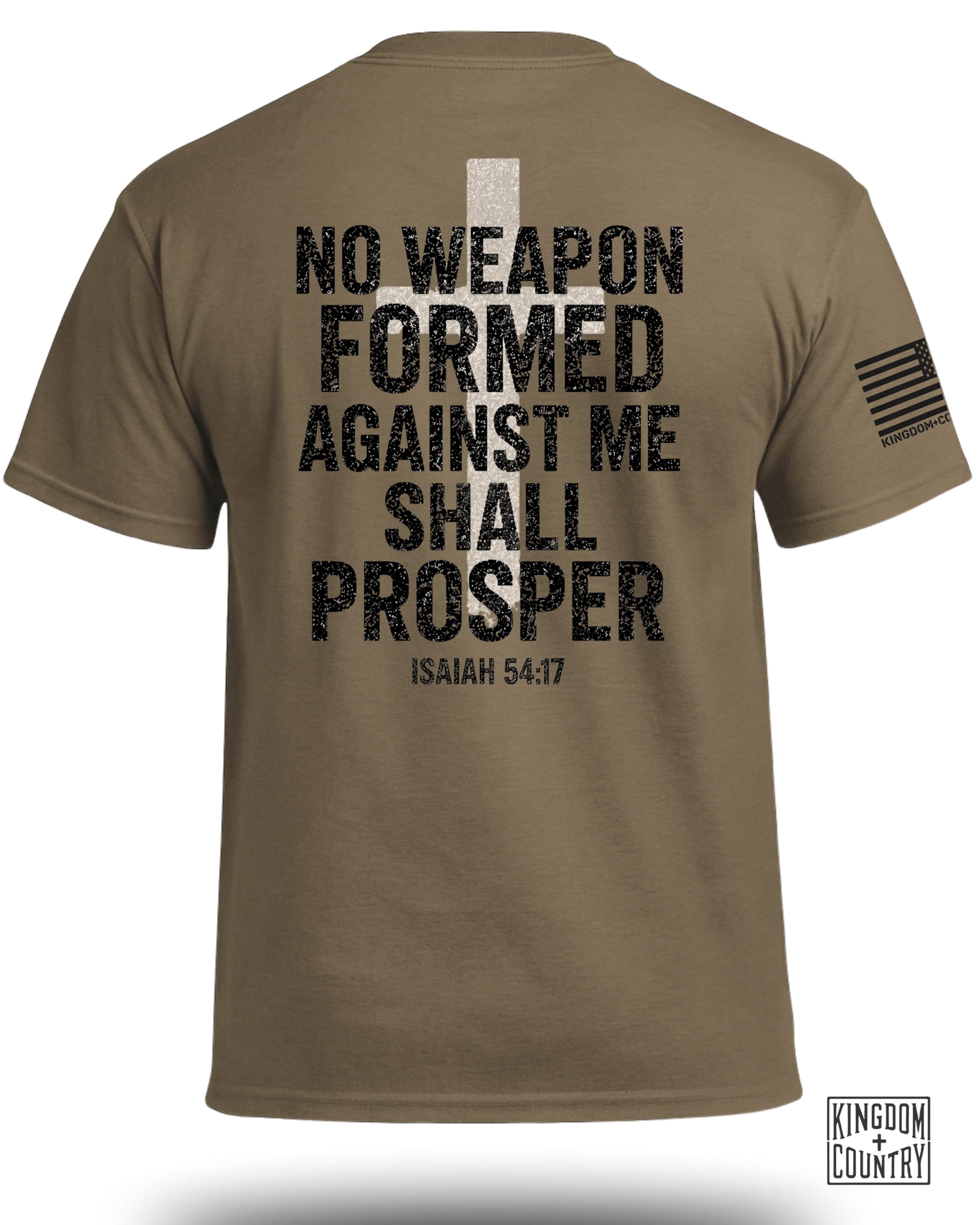 No Weapon Formed Against Me Shall Prosper T-Shirt