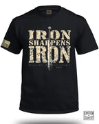 Iron Sharpens Iron Proverbs 27:17 T-Shirt