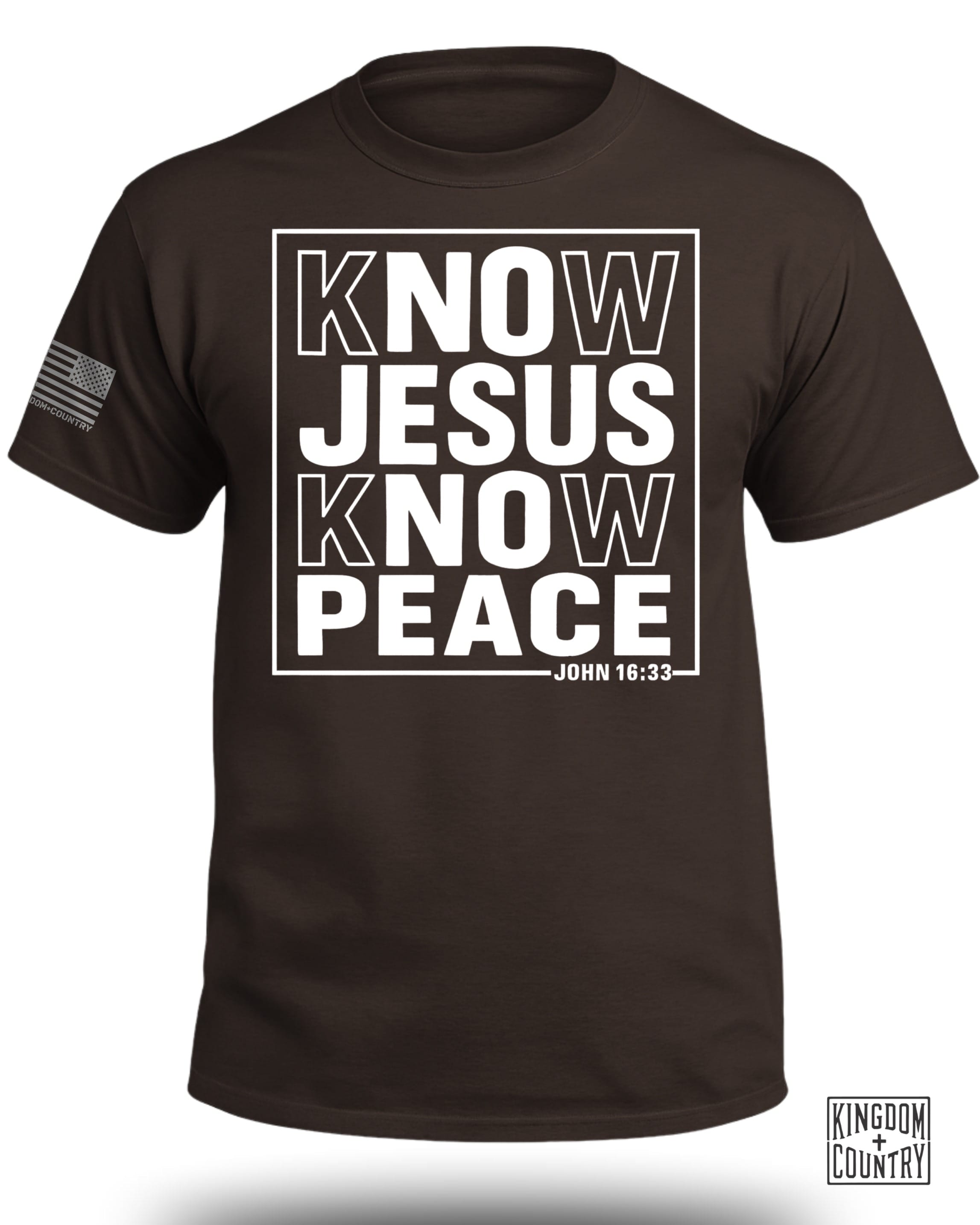 Know Jesus Know Peace John 16 33 T-Shirt