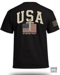 USA Flag Cross Patriotic T-Shirt