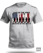 Land Of The Free Because Of The Brave T-Shirt