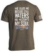 He Leads Me Beside Still Waters T-Shirt