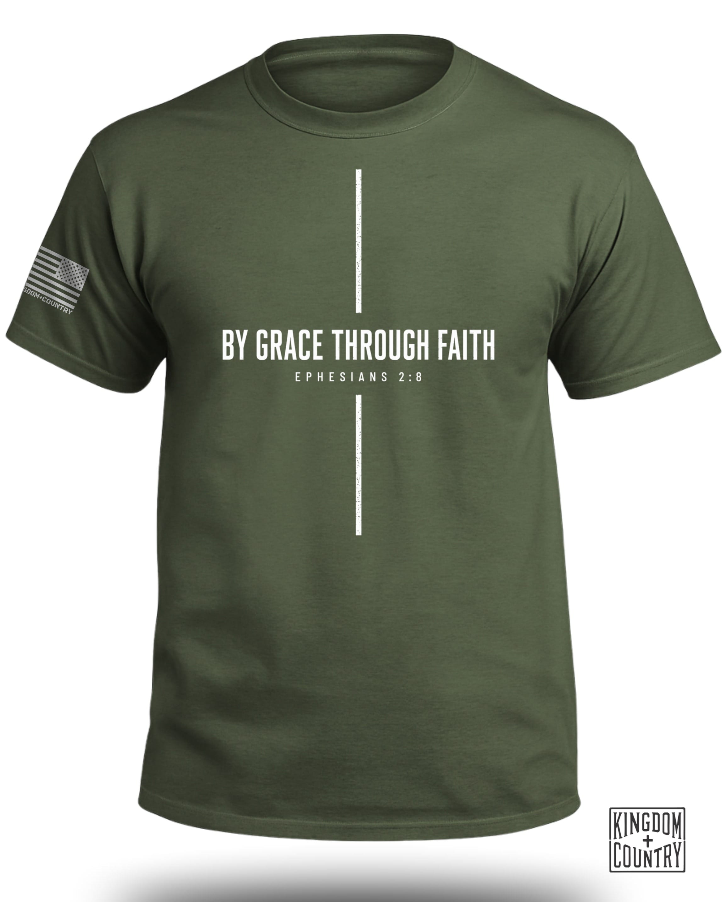 By Grace Through Faith Cross T-Shirt