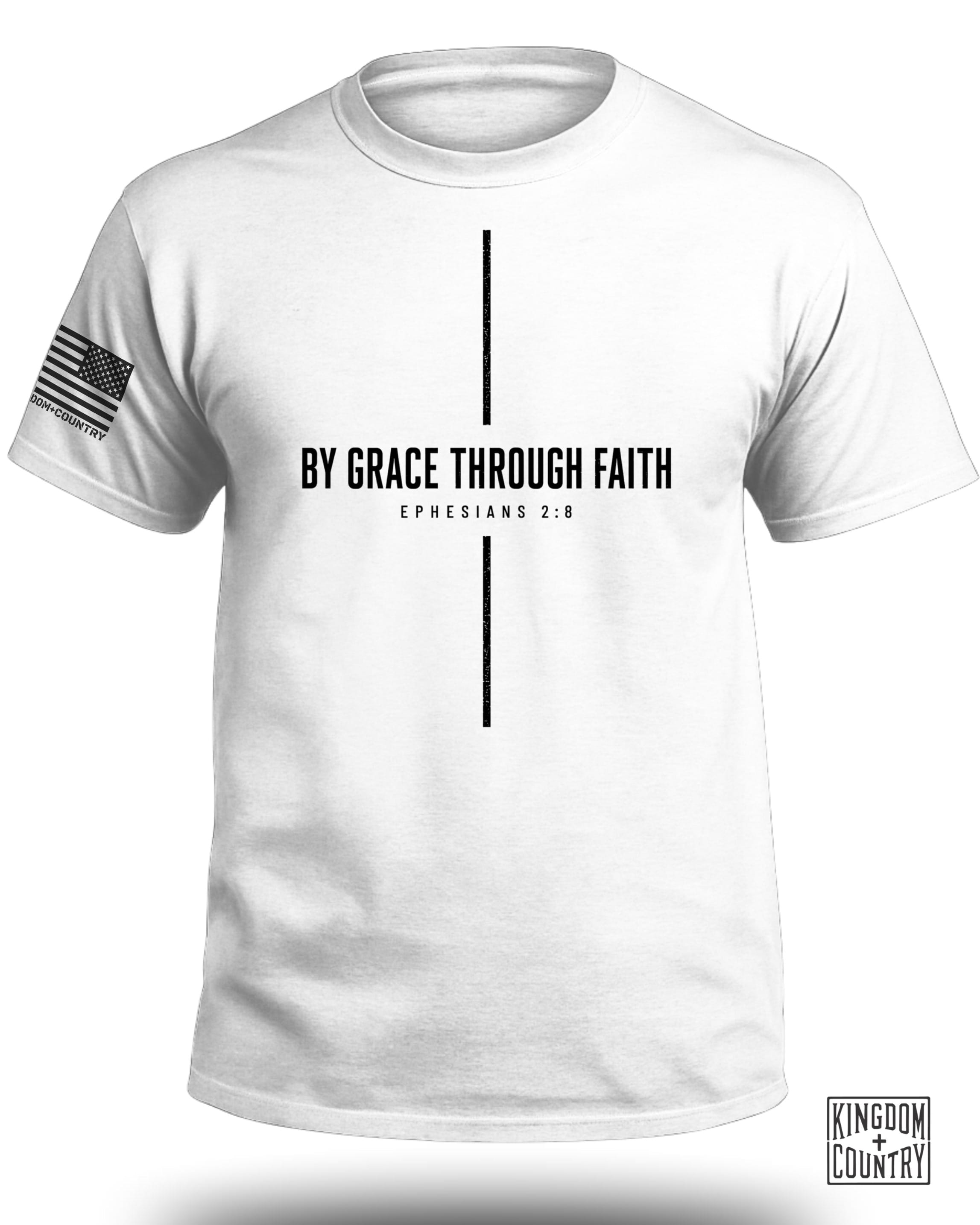 By Grace Through Faith Cross T-Shirt
