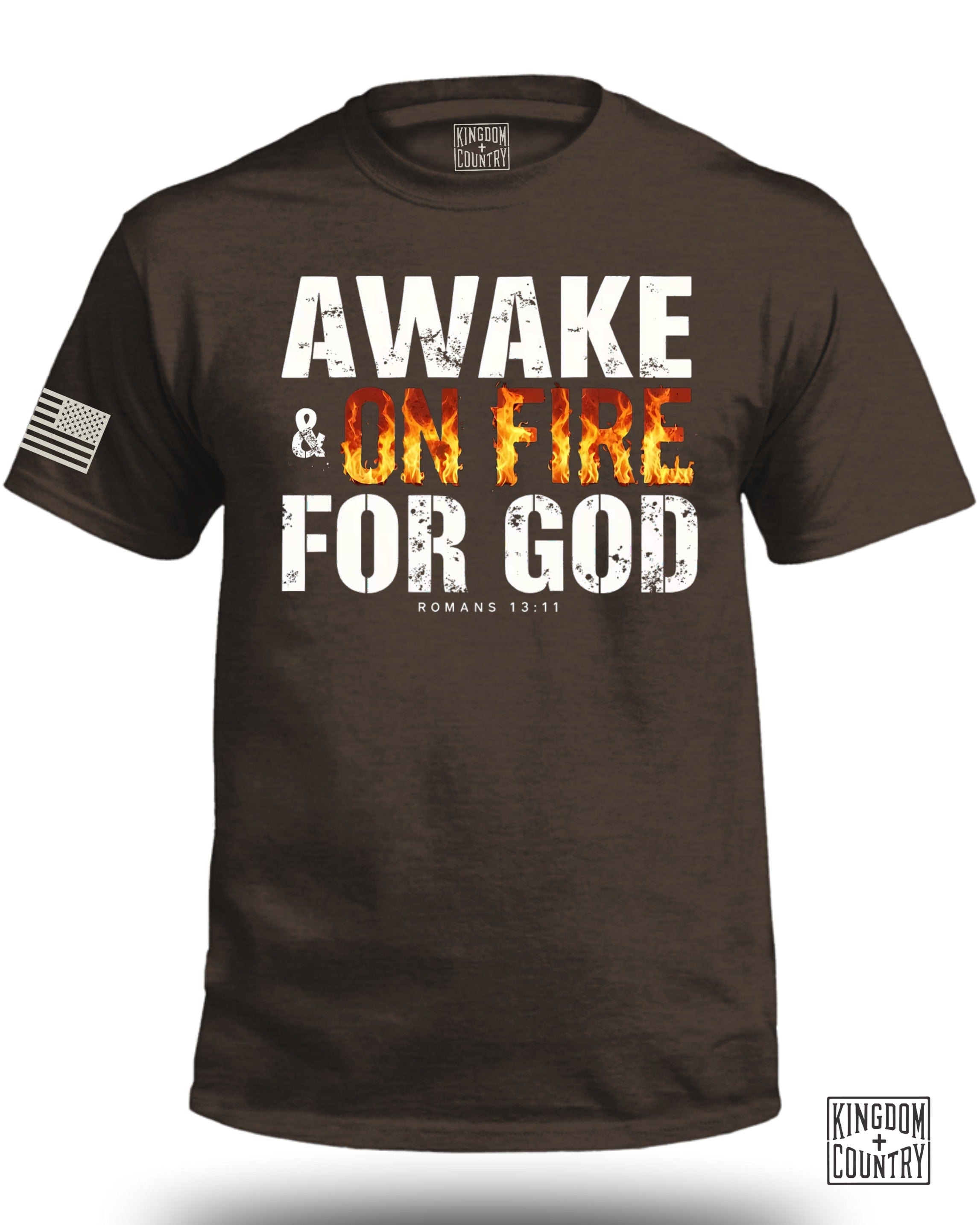 Awake & On Fire For GOD T-Shirt