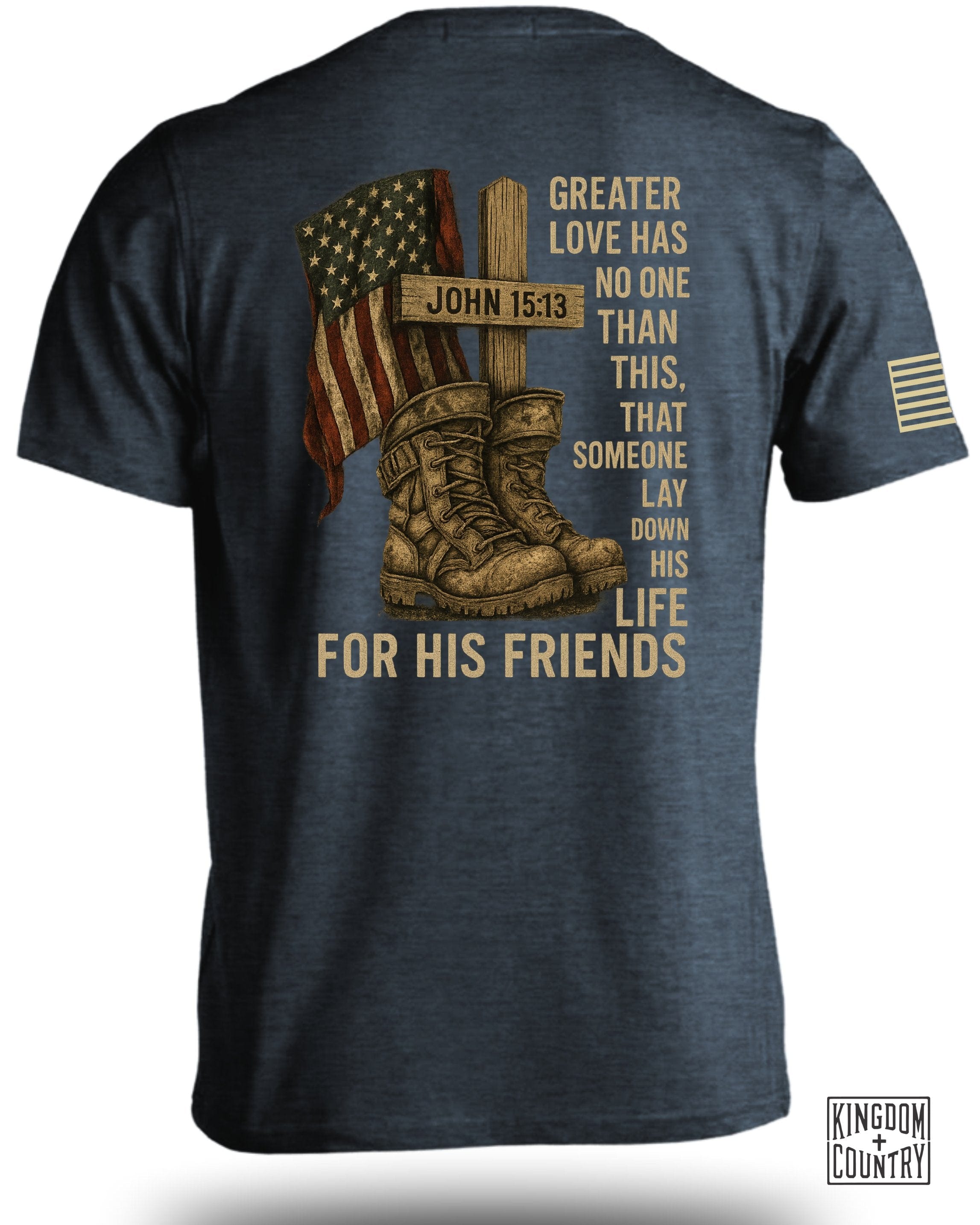 Patriotic John 15 13 T-Shirt