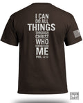 I Can Do All Things Philippians 4 13 T-Shirt