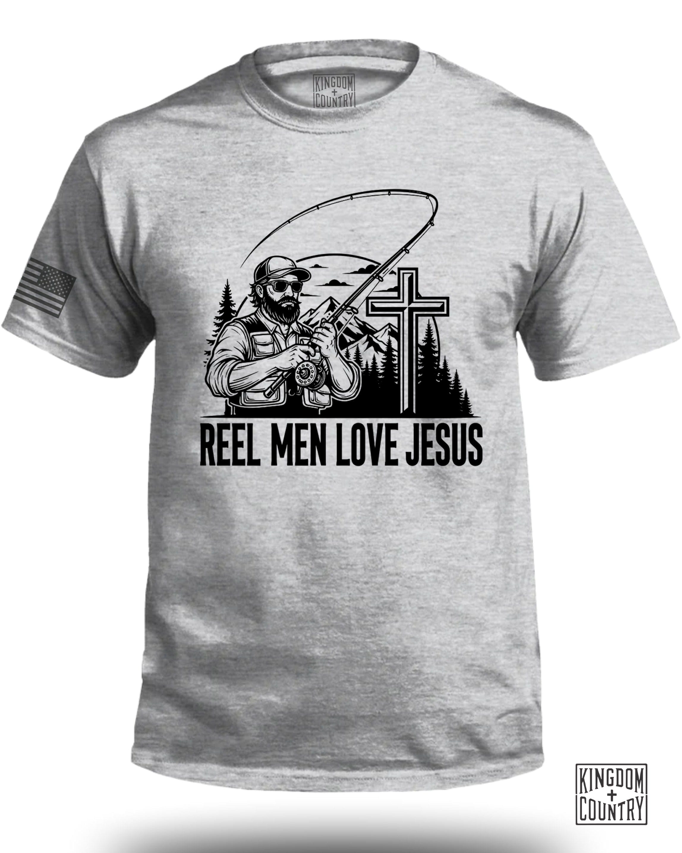 Reel Men Love Jesus T-Shirt
