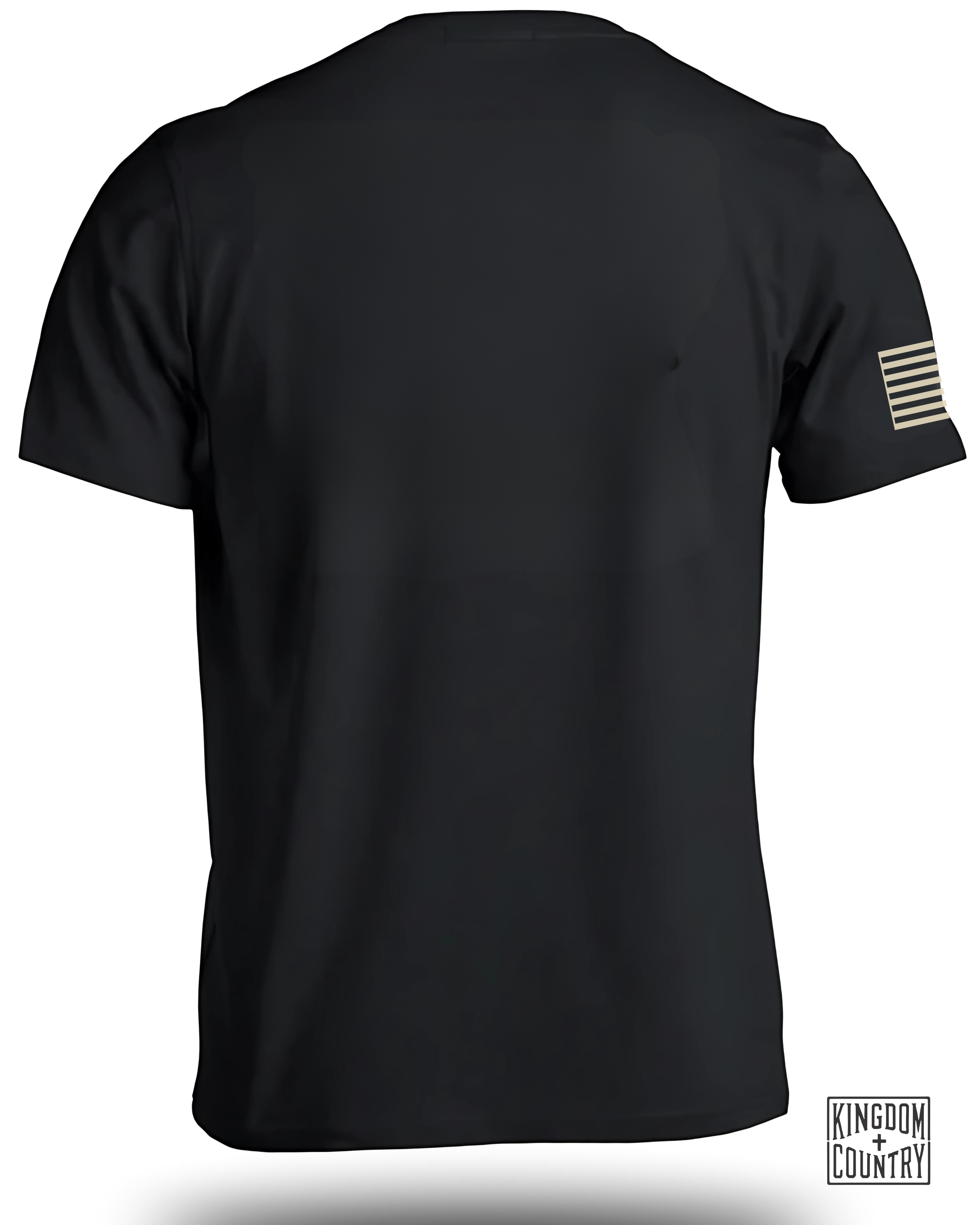 AMERICA Blessed By God Protected By Brave Front T-Shirt