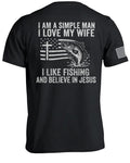 Simple Man Fishing T-Shirt