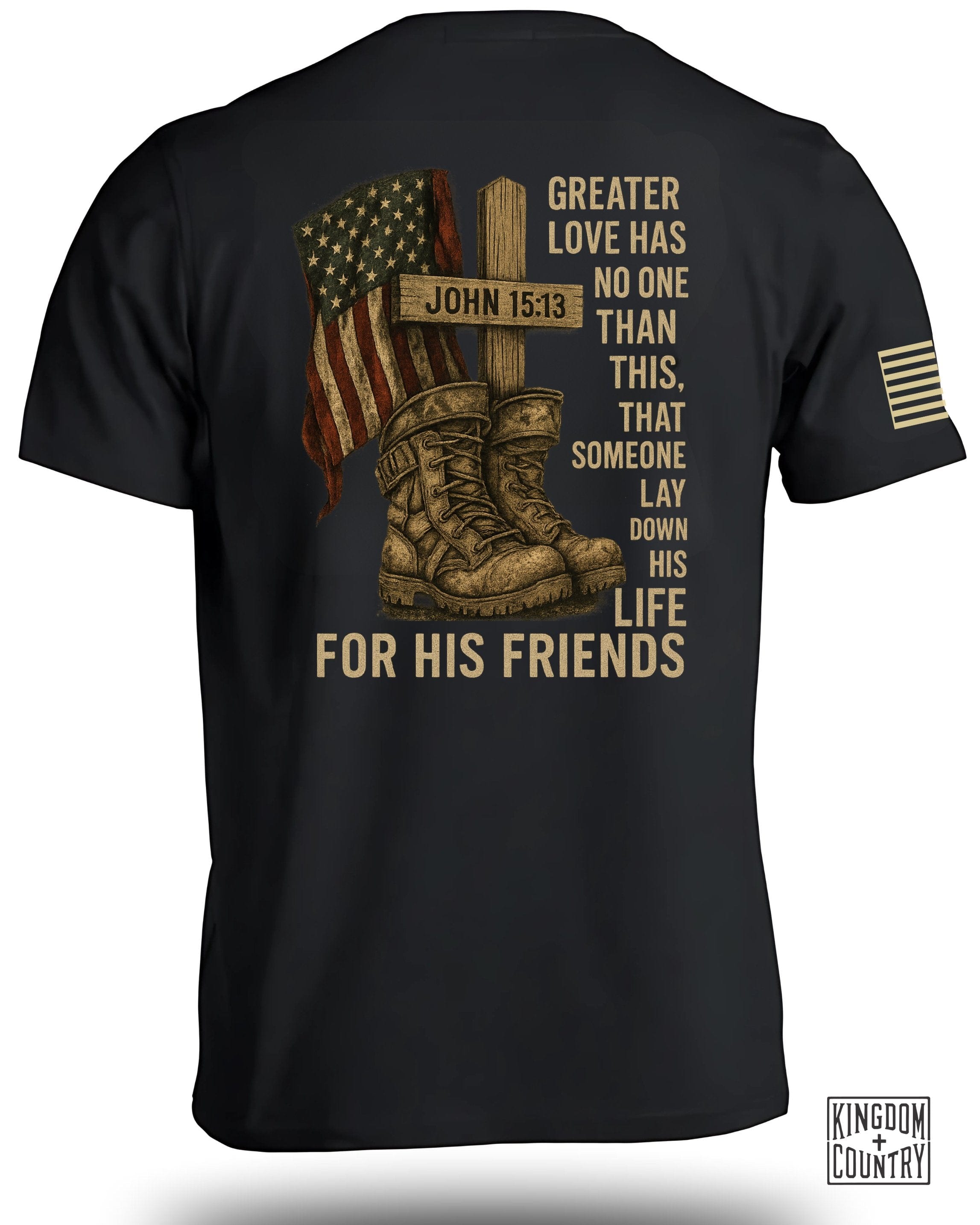 Patriotic John 15 13 T-Shirt